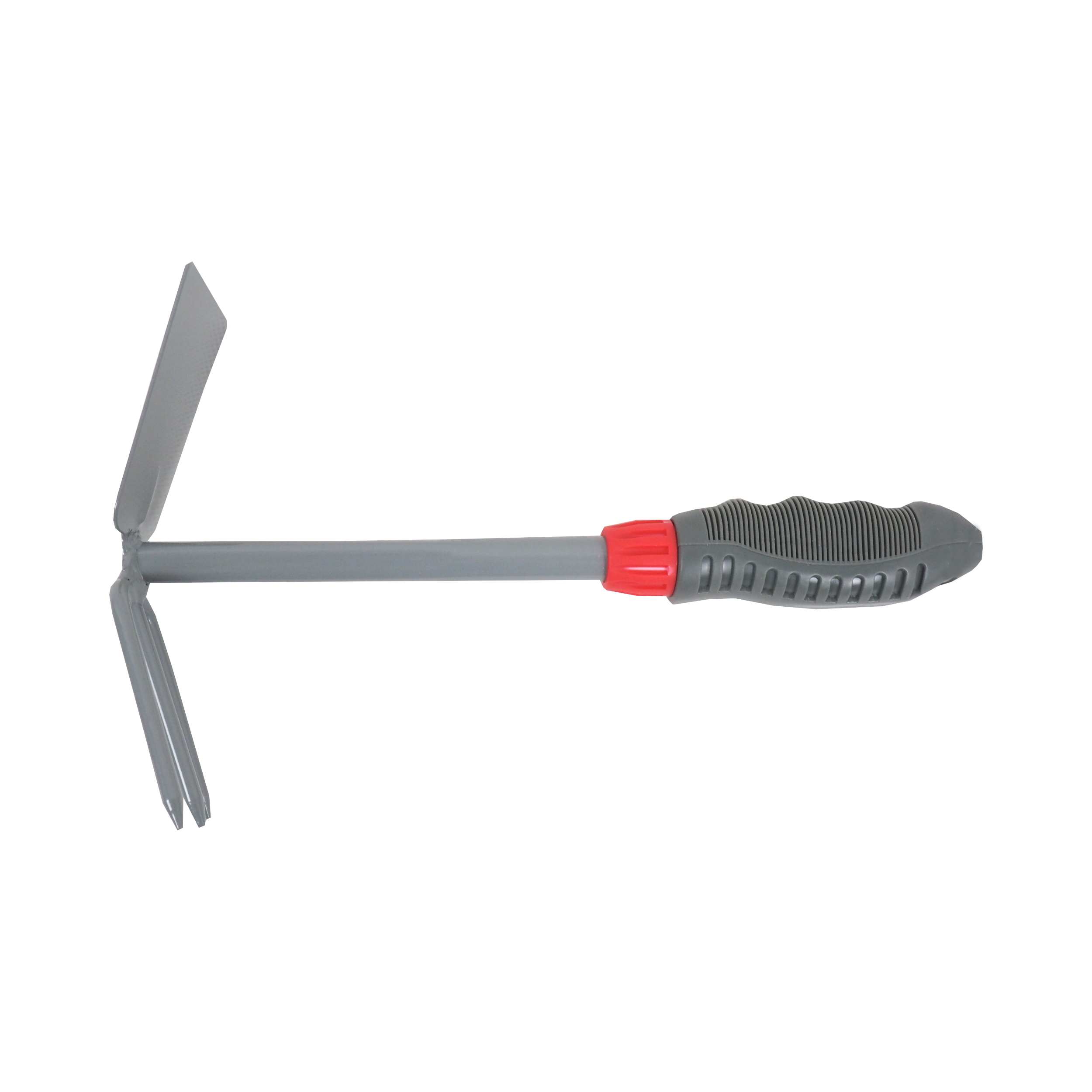 TOPTRADE motyčka 2v1 plochá + trojzub, 29 cm, PP rukojeť