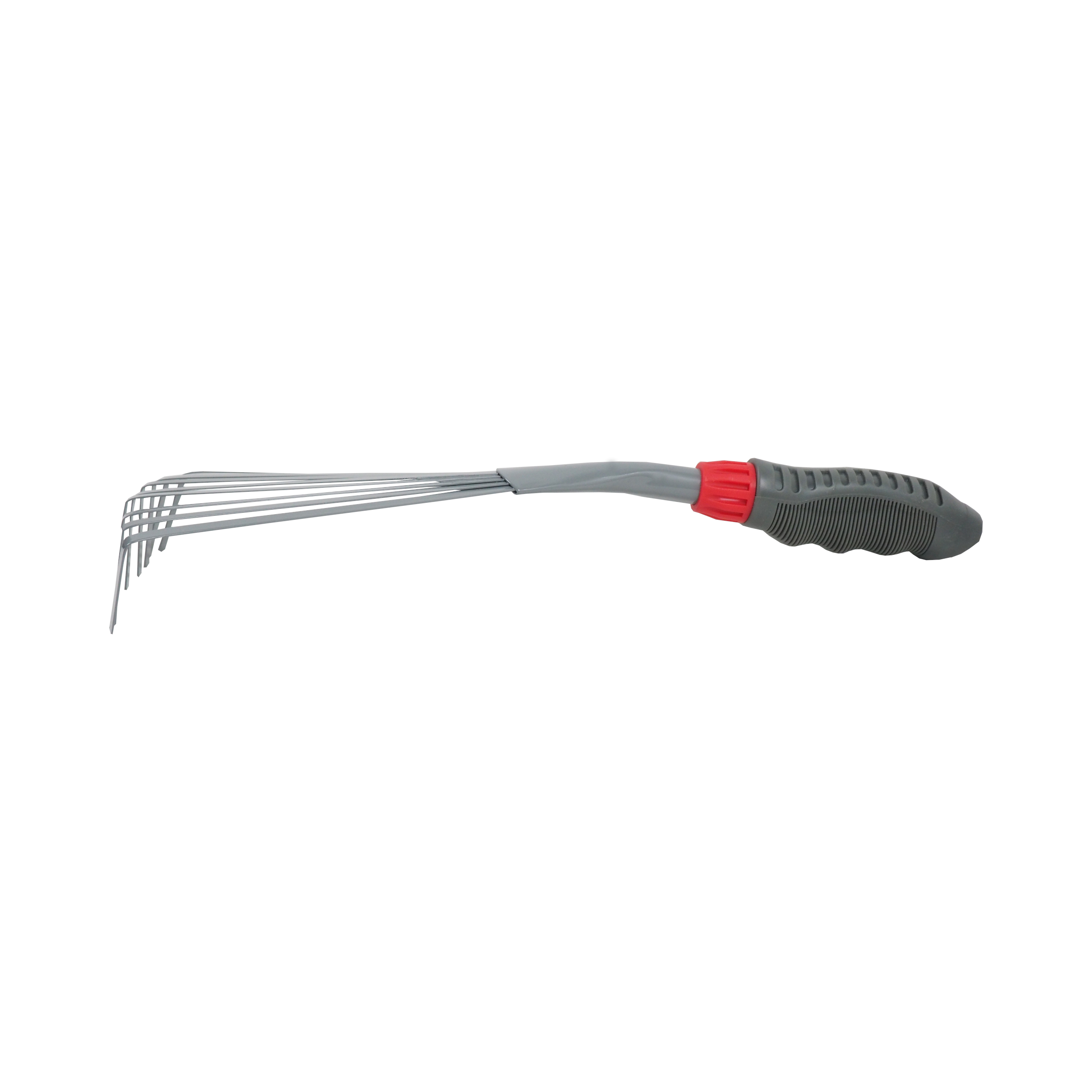 TOPTRADE ruční hrábě na listí – 9 zubů, 37 cm