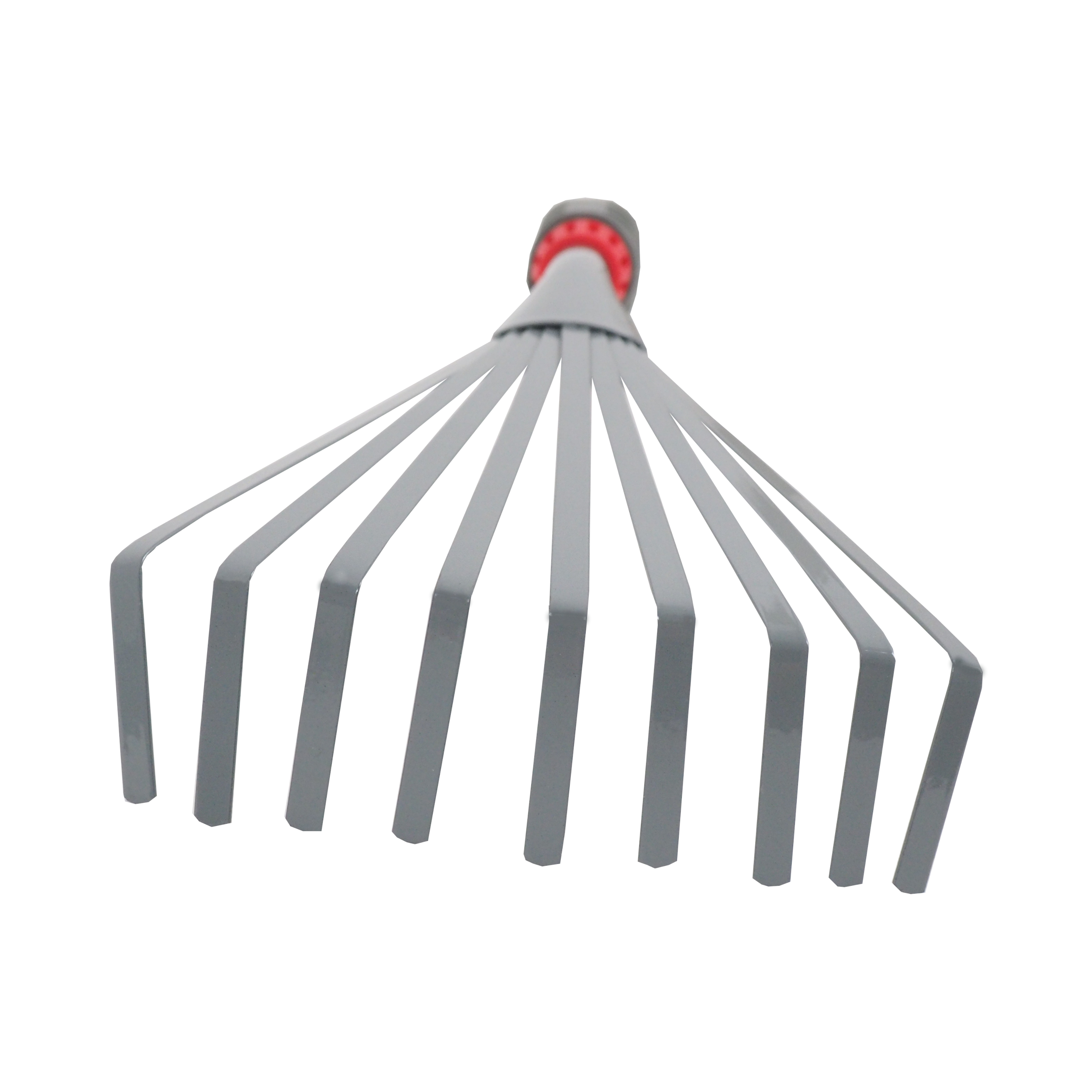 TOPTRADE ruční hrábě na listí – 9 zubů, 37 cm