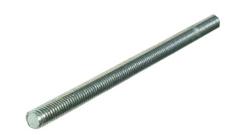 TOPTRADE závitová tyč M6 × 1000 mm, pozink (DIN 976-1)