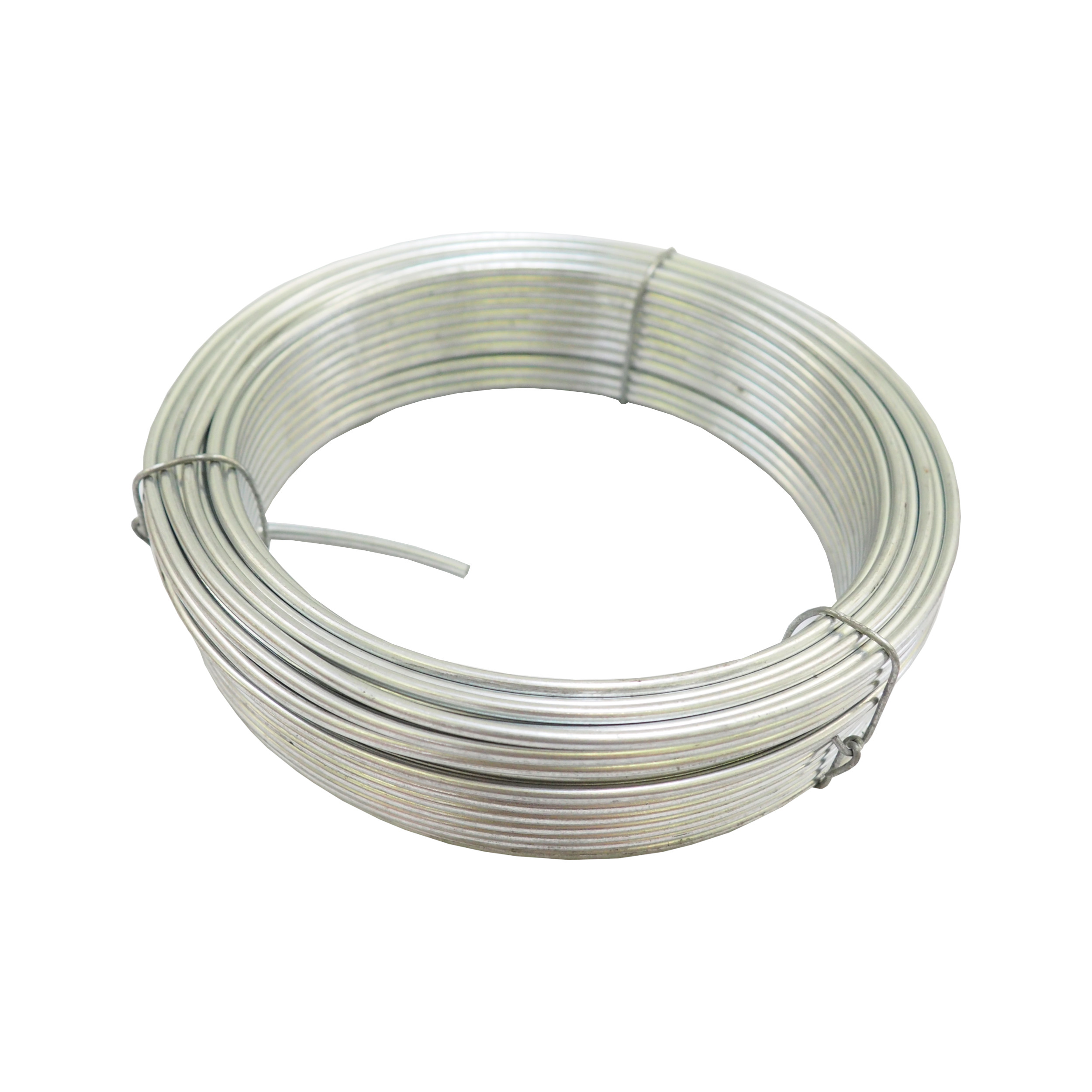 TOPTRADE Napínací drát pozinkovaný 3,4 mm × 26 m