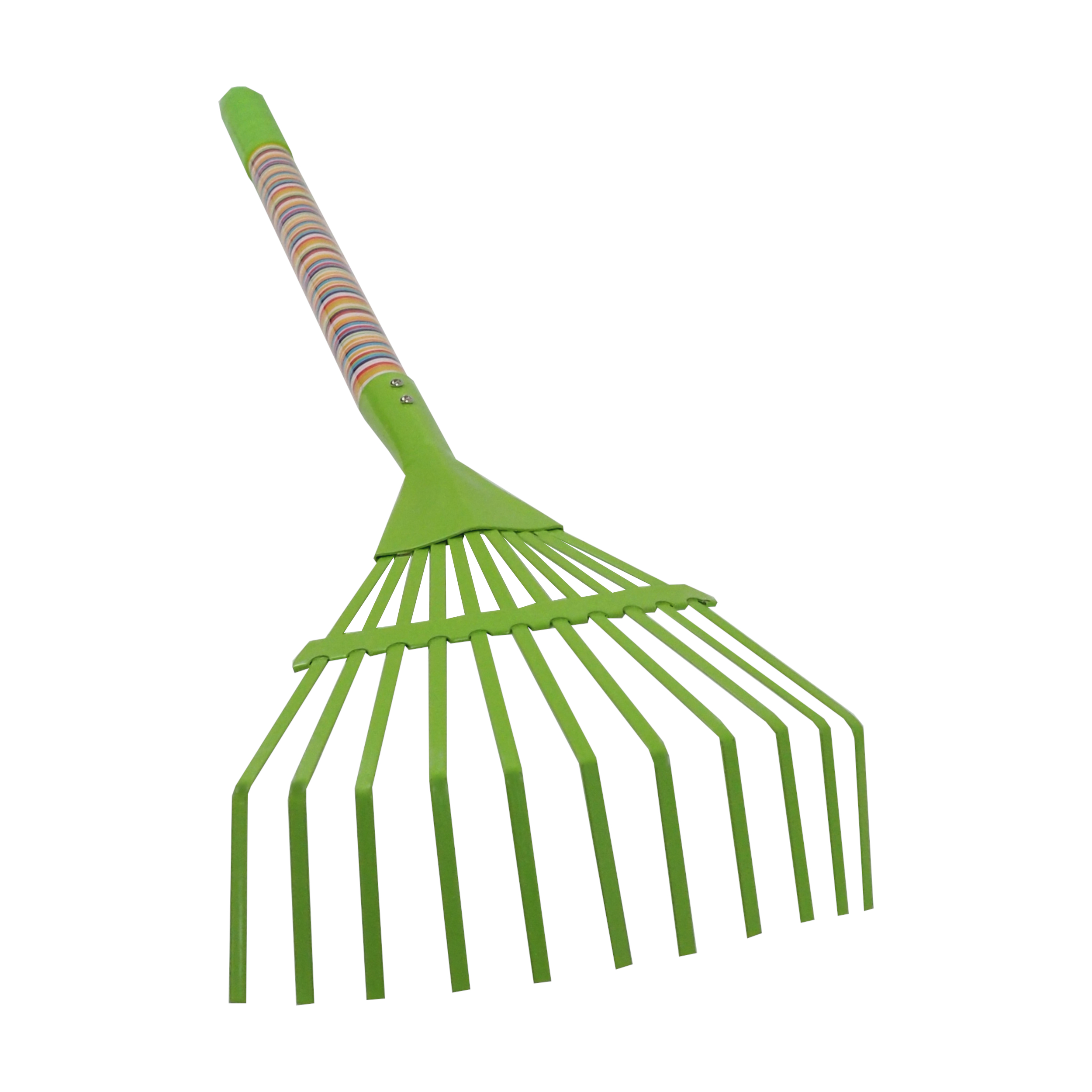 REFLEX dětské hrábě, kovové, 11 lamel, dlouhá násada 74 cm