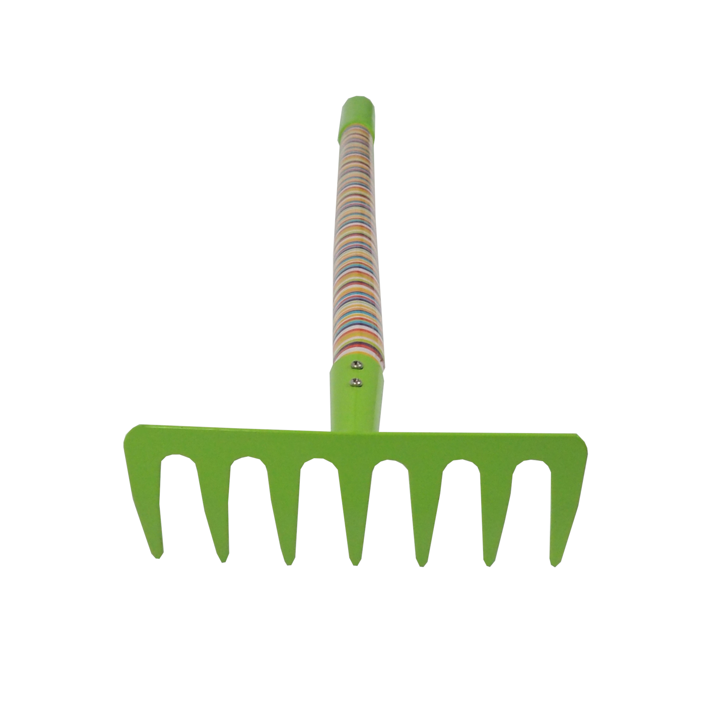 REFLEX dětské kovové hrábě, 7 zubů, násada 63 cm