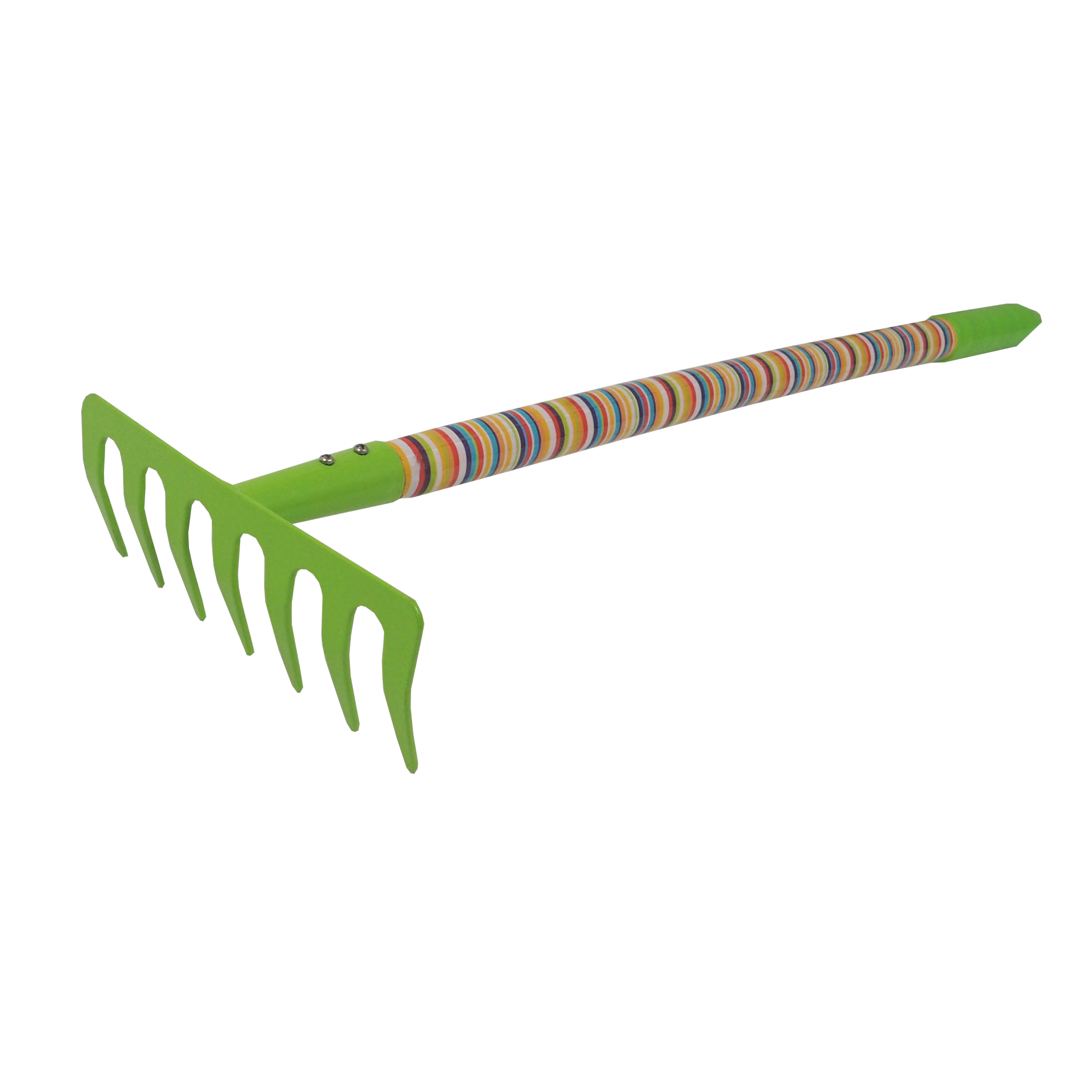 REFLEX dětské kovové hrábě, 7 zubů, násada 63 cm