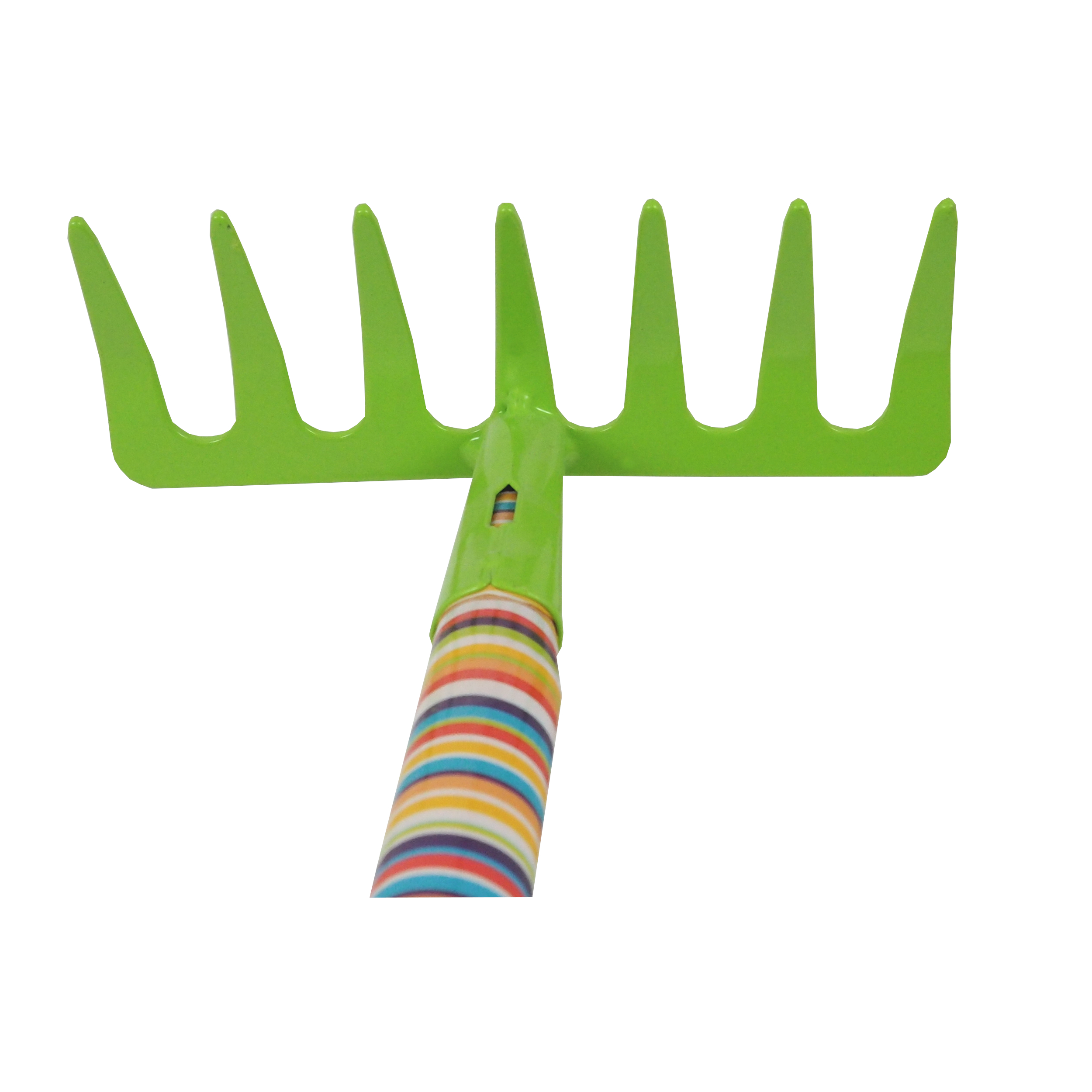 REFLEX dětské kovové hrábě, 7 zubů, násada 63 cm