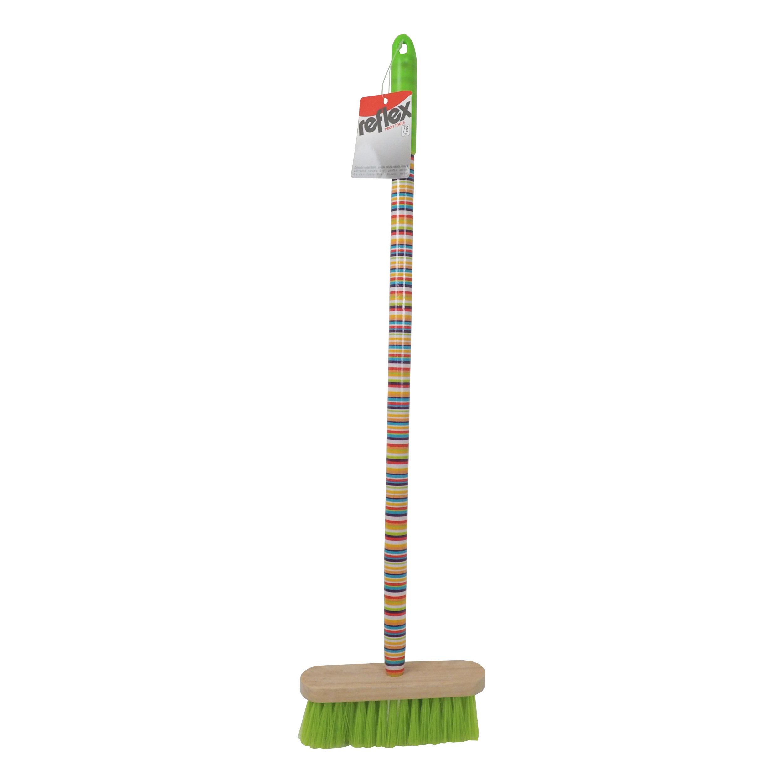 REFLEX dětský zahradní smeták s dlouhou násadou 76 cm