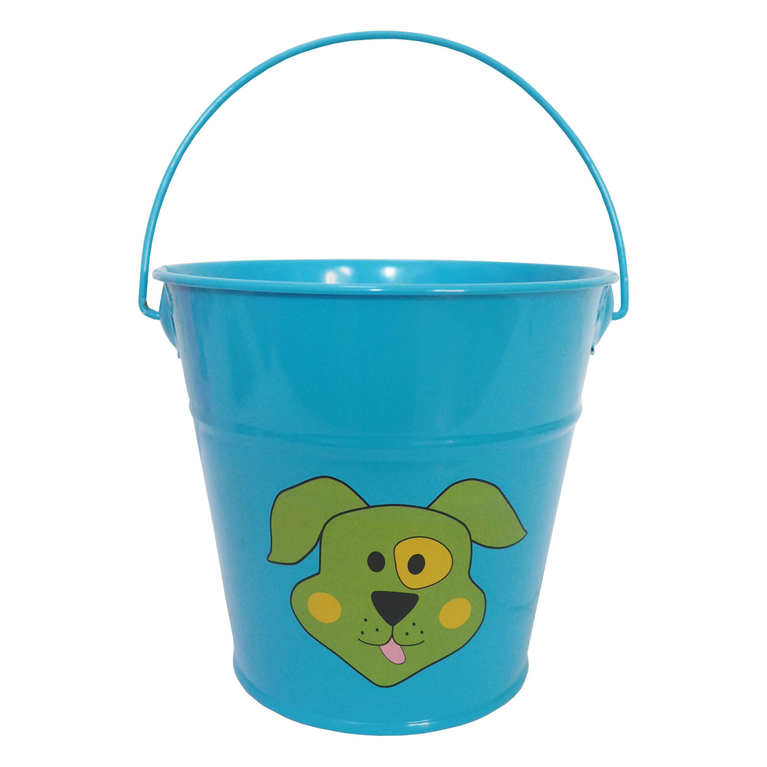 Dětské kovové vědro REFLEX, modré, 1,2 l