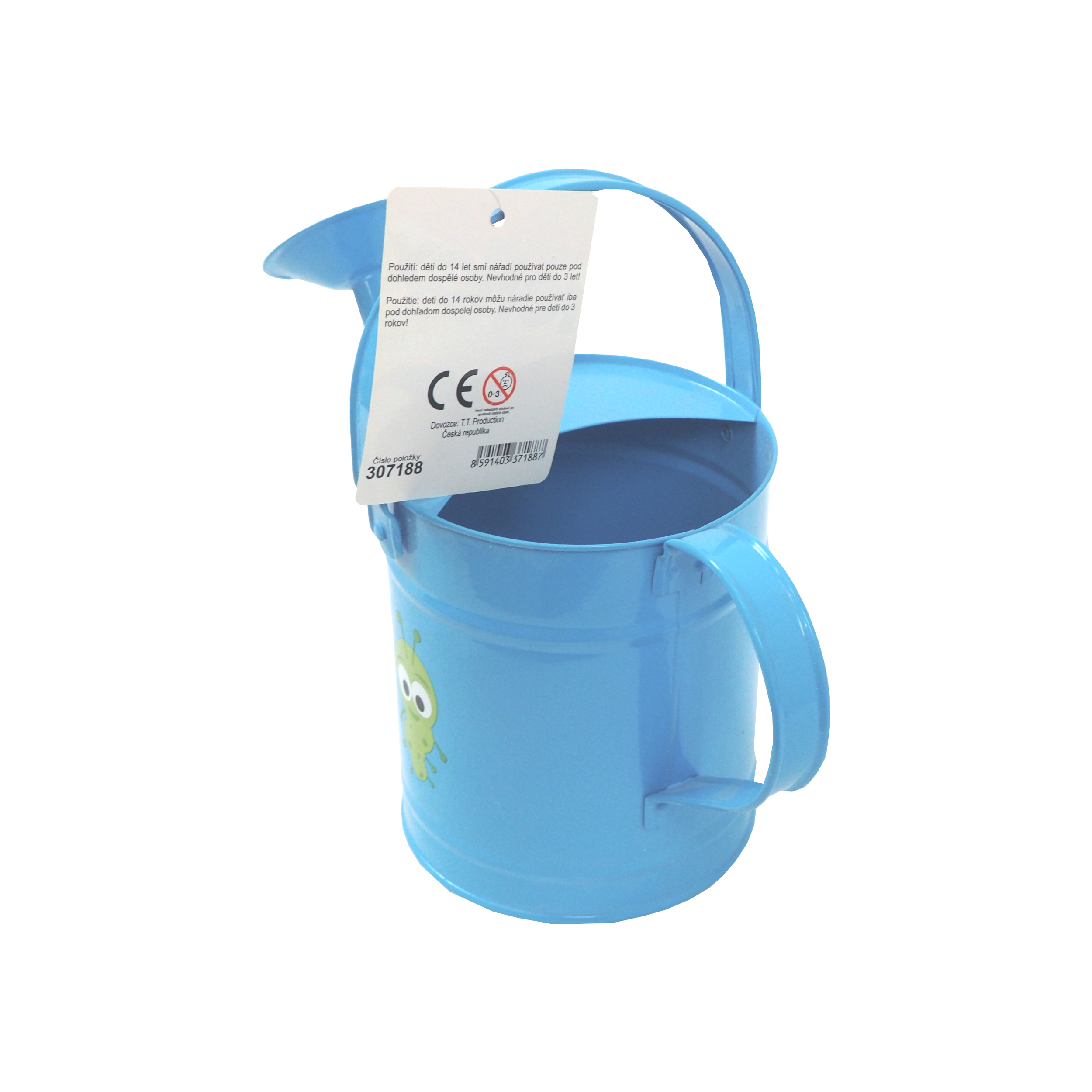 REFLEX dětská kovová konev, modrá, 1,6 l