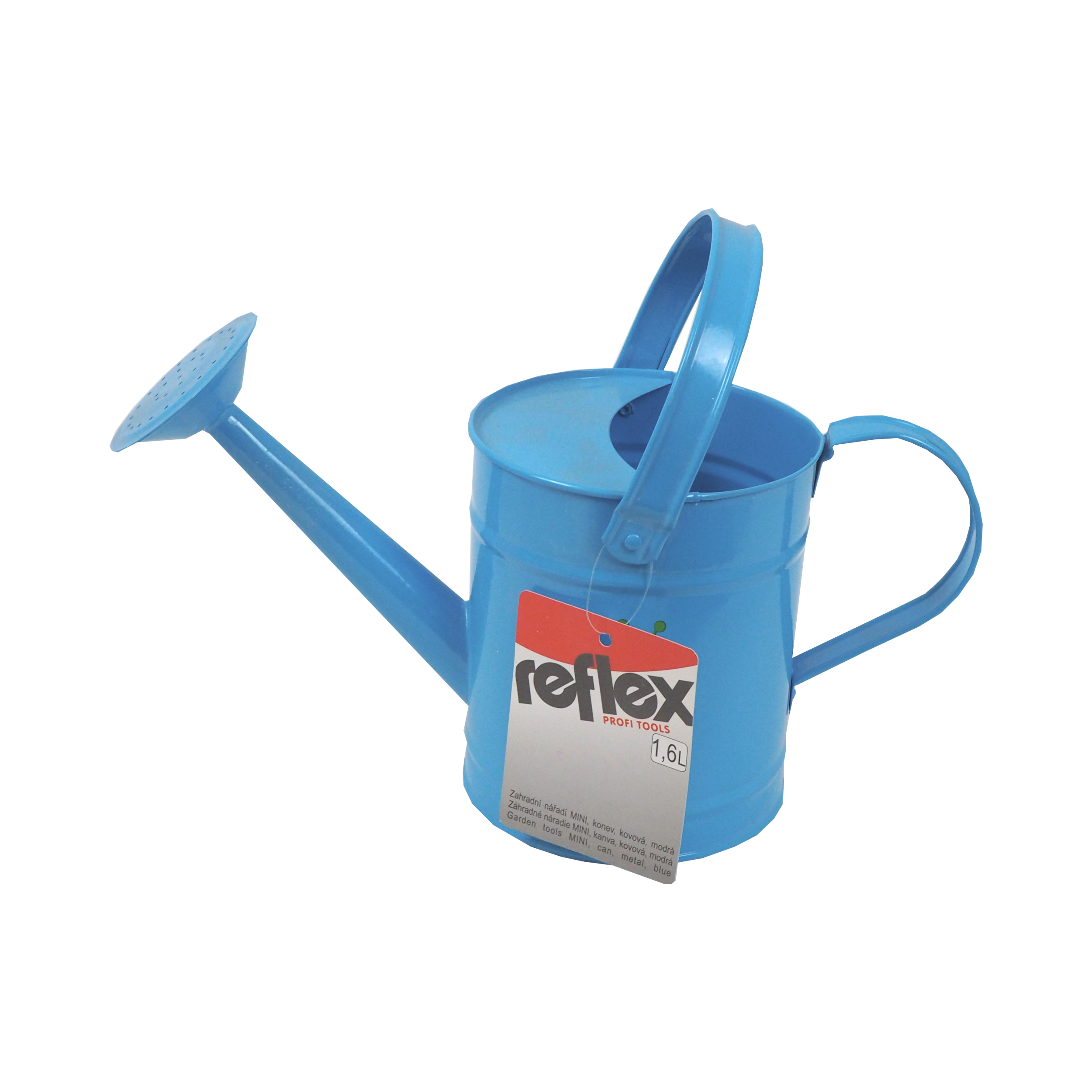 REFLEX dětská kovová konev, modrá, 1,6 l