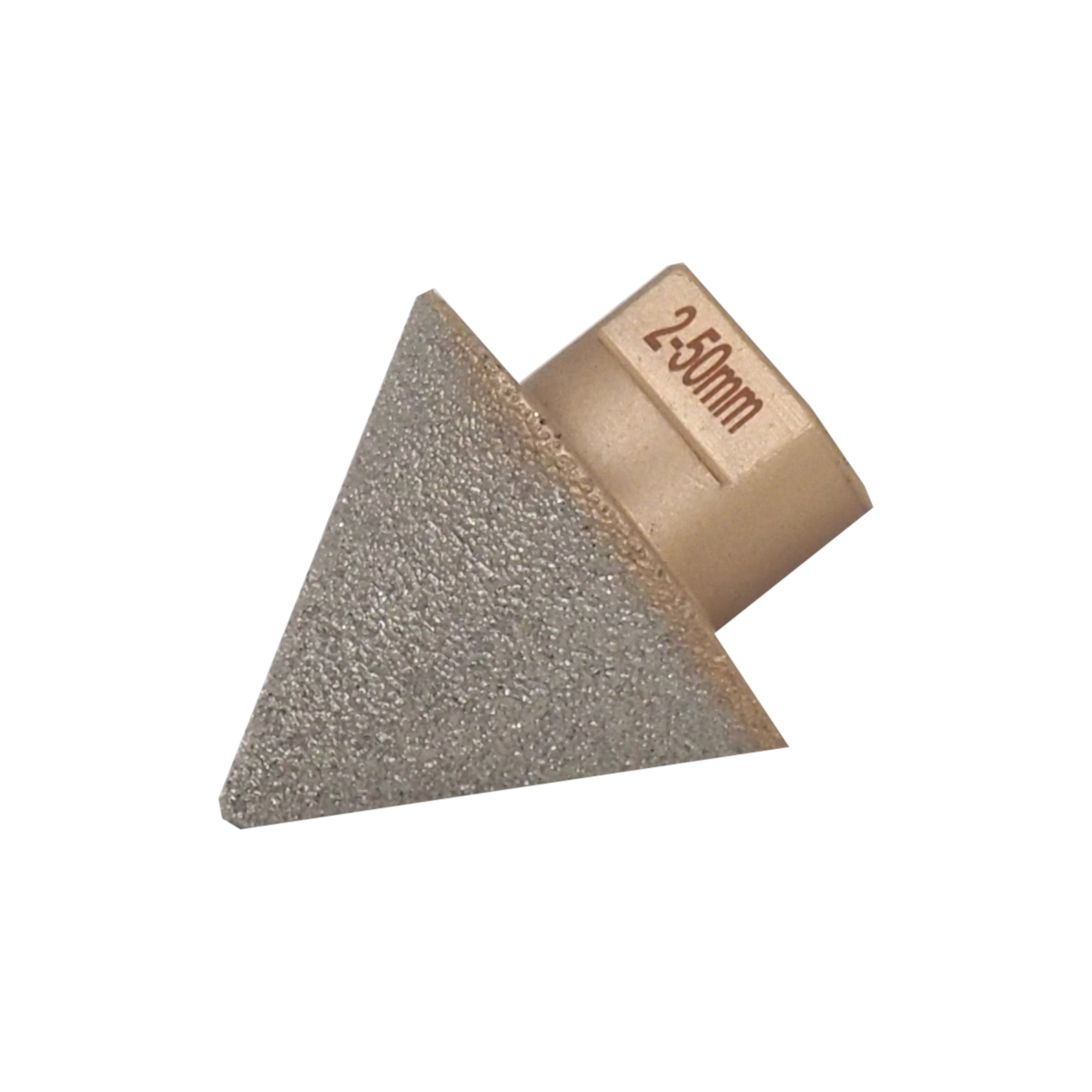 TOPTRADE korunka brusná diamantová M14, jehlan 2, 50 mm
