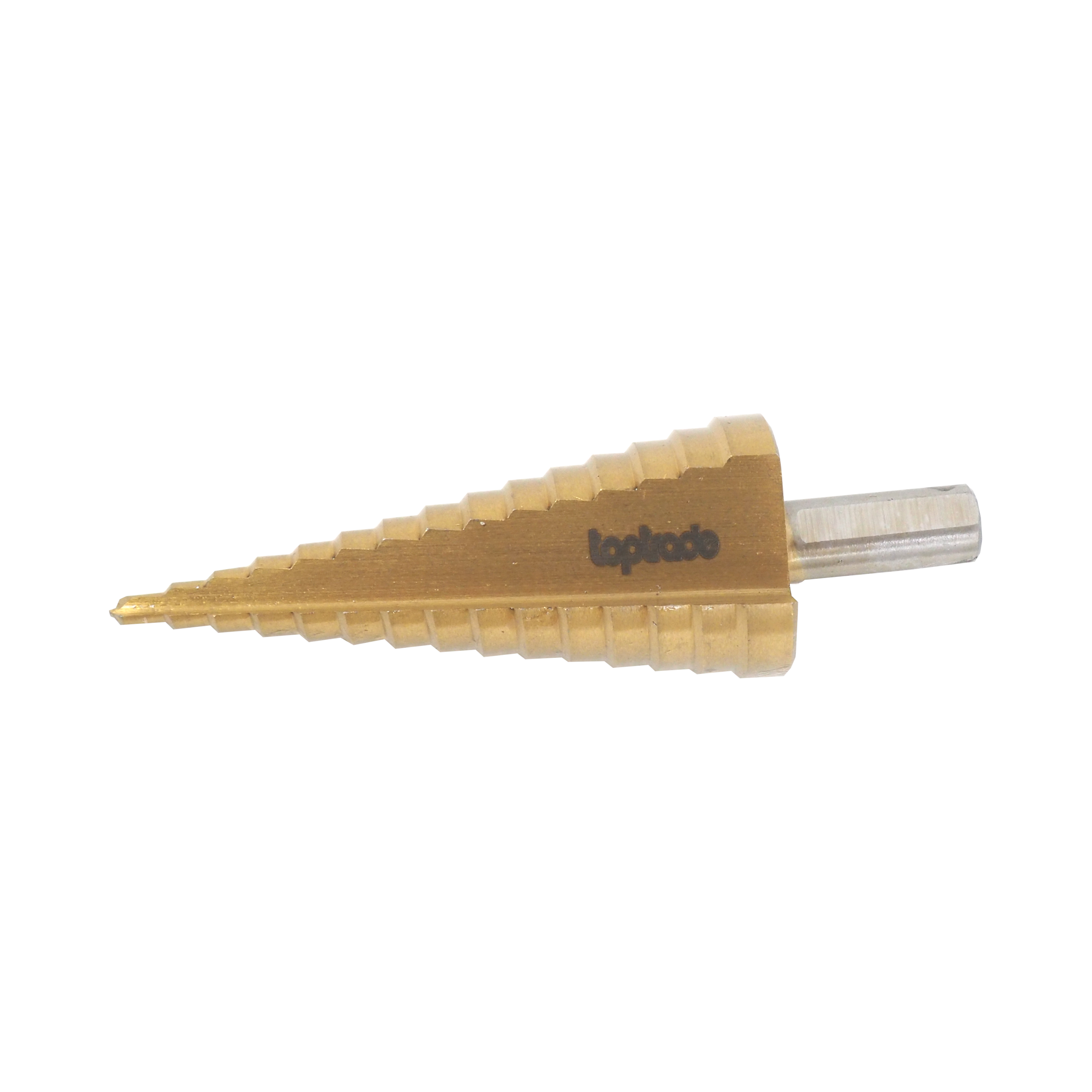 TOPTRADE stupňovitý vrták HSS 4–32 mm, 15 stupňů