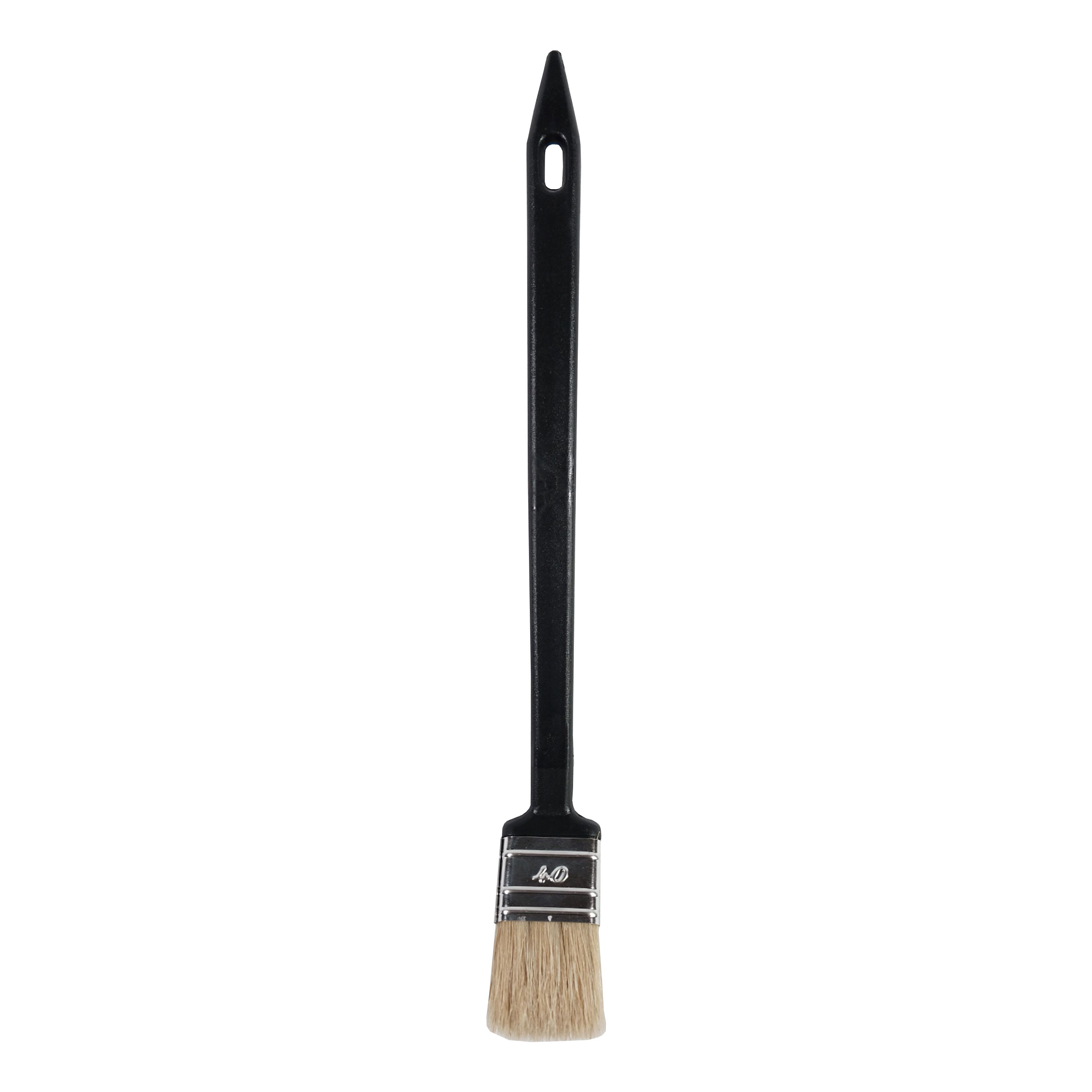 Levně Štětec natěračský zárohový 35 mm (1 1/2") – plastová rukojeť, standard (Světlá čínská štětina, 60 % tops, kovová zděř)