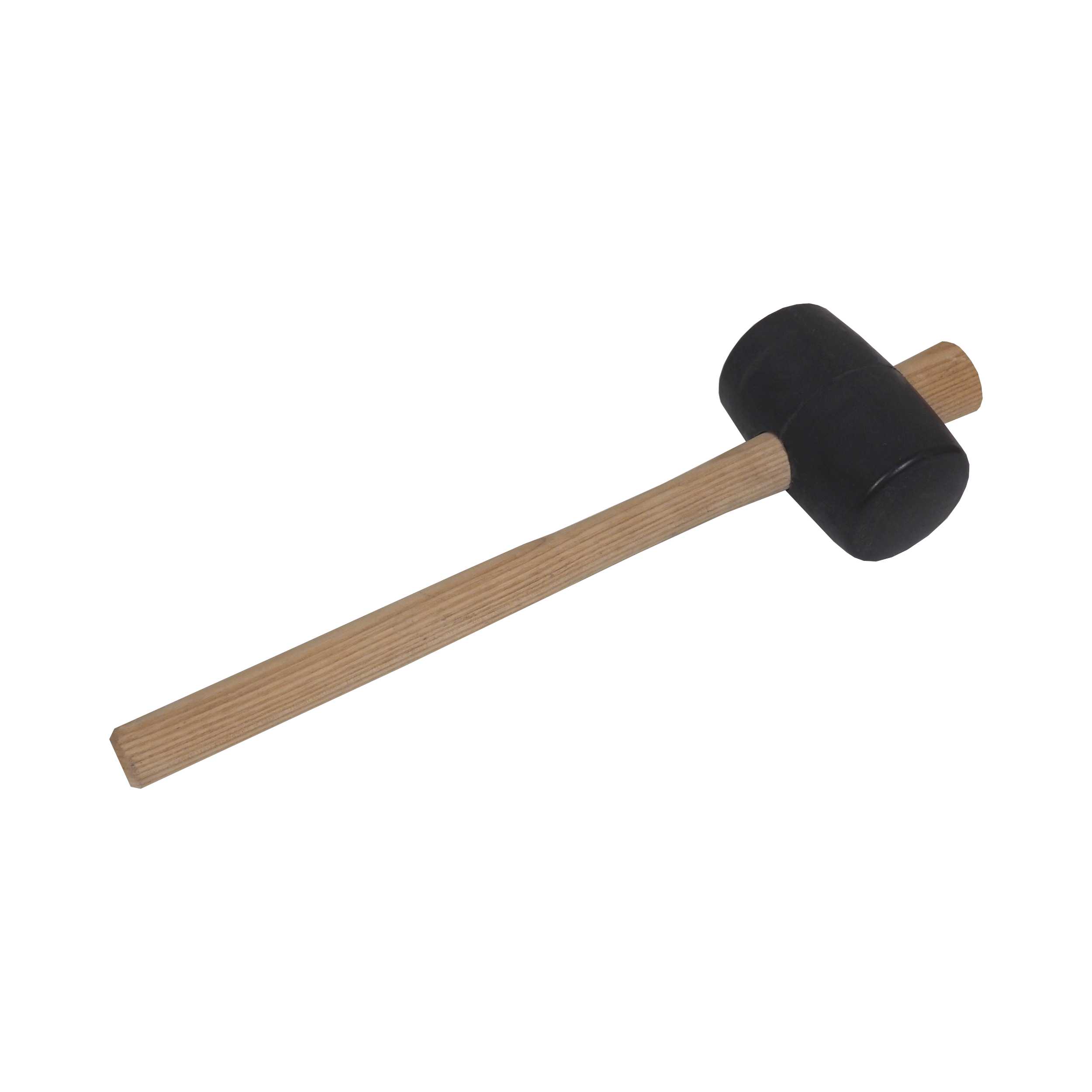 TOPTRADE gumová palice 1,1 kg, Ø 90 mm, černá, buková násada