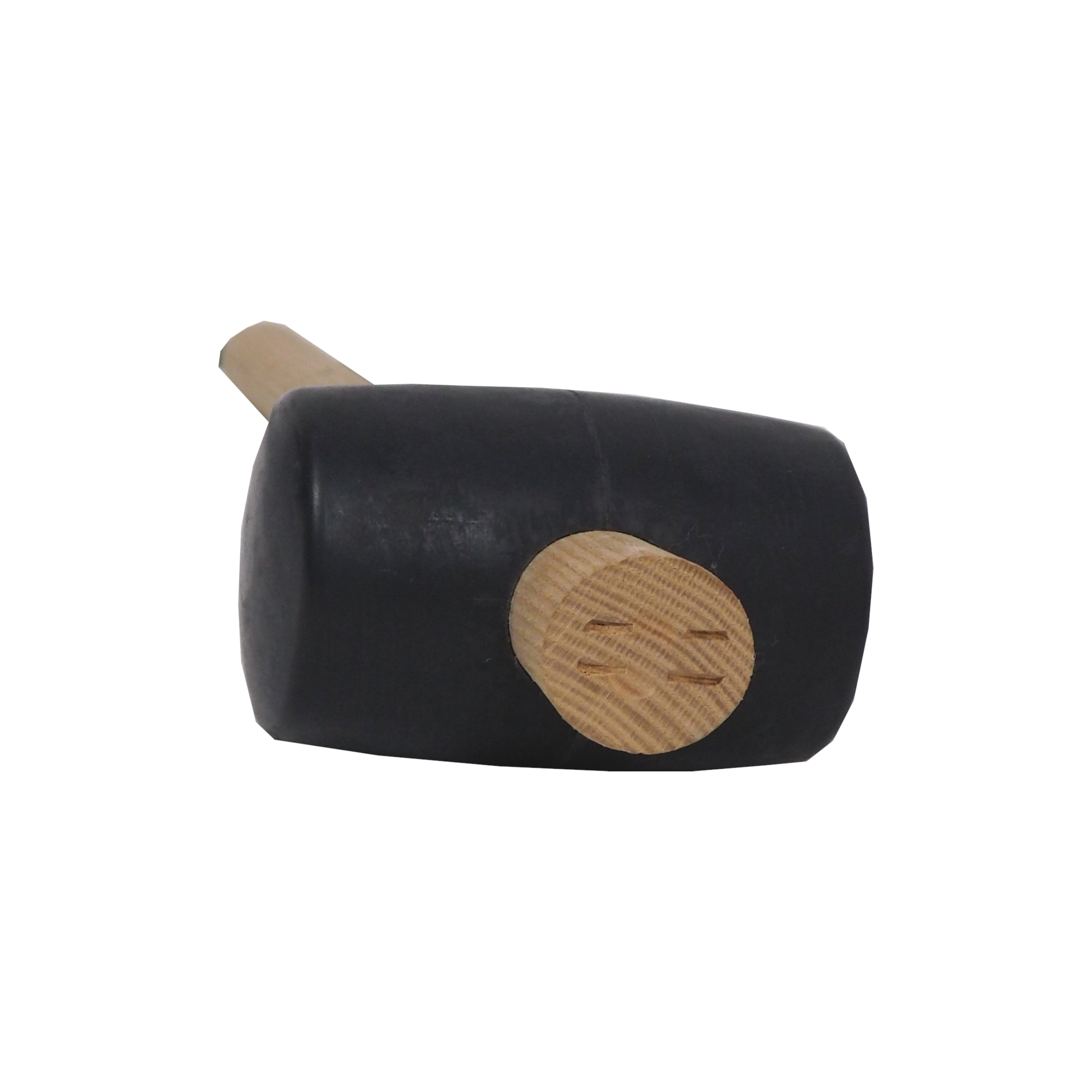 TOPTRADE gumová palice 1,1 kg, Ø 90 mm, černá, buková násada