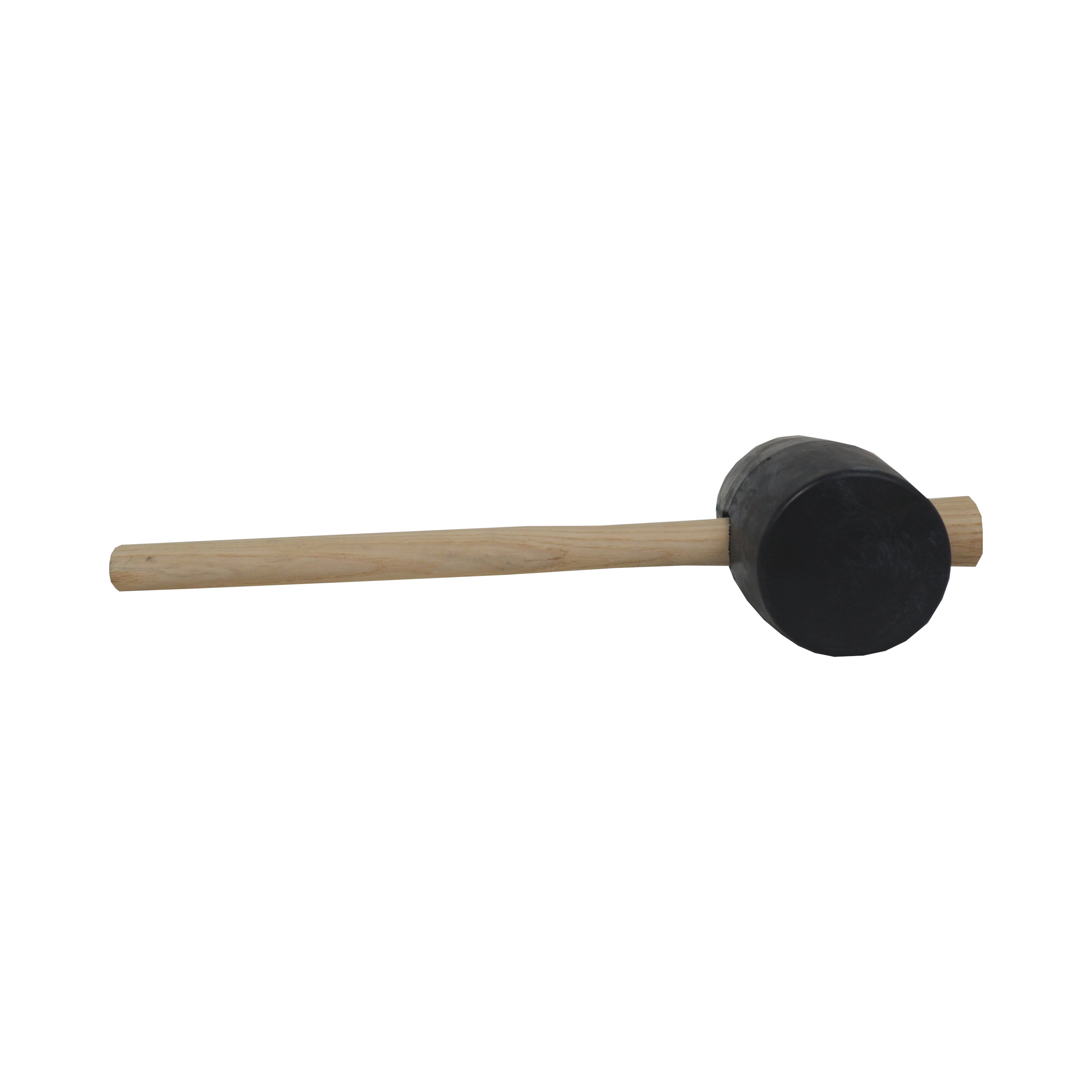TOPTRADE gumová palice 55 mm, 510 g – černá, buková násada