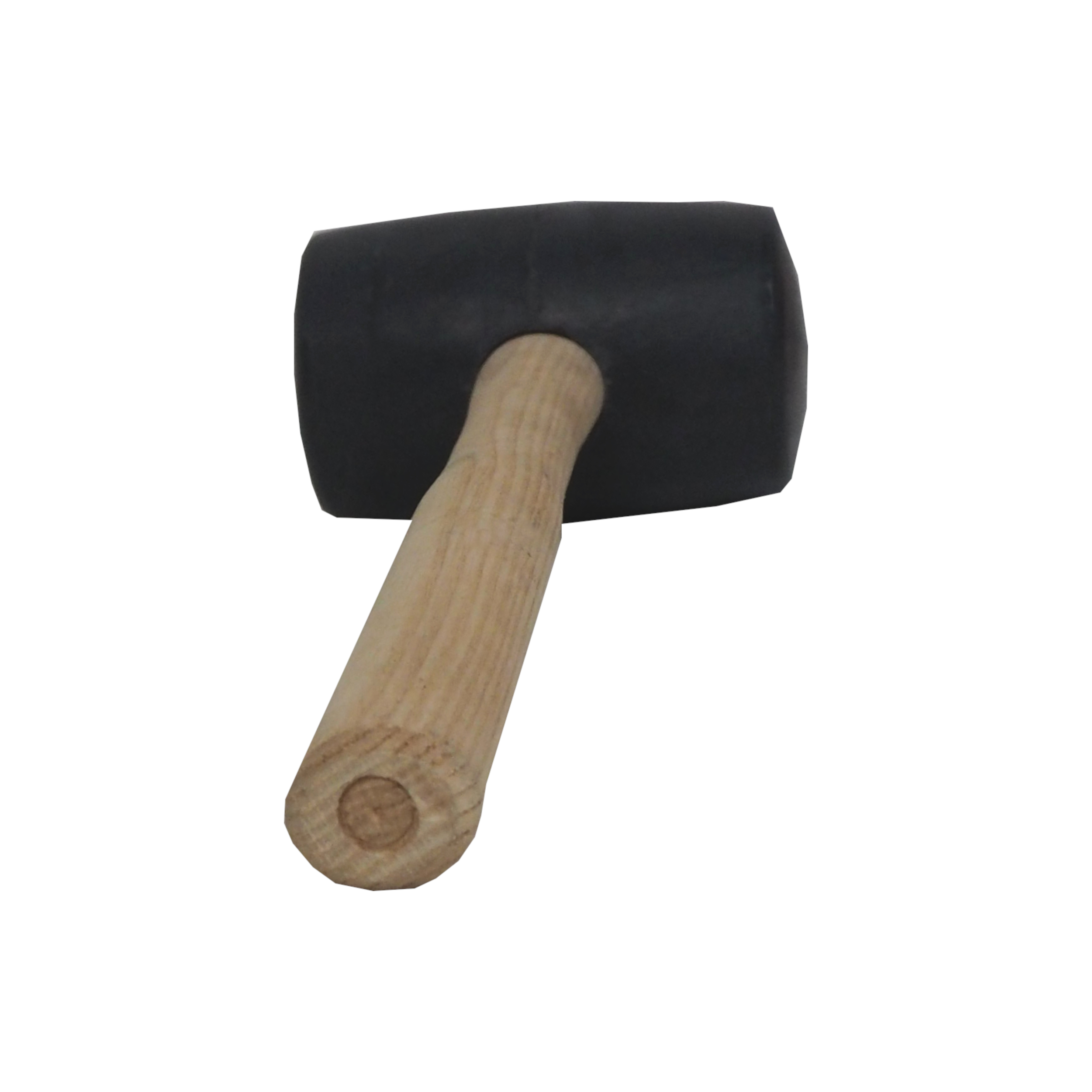 TOPTRADE gumová palice 55 mm, 510 g – černá, buková násada