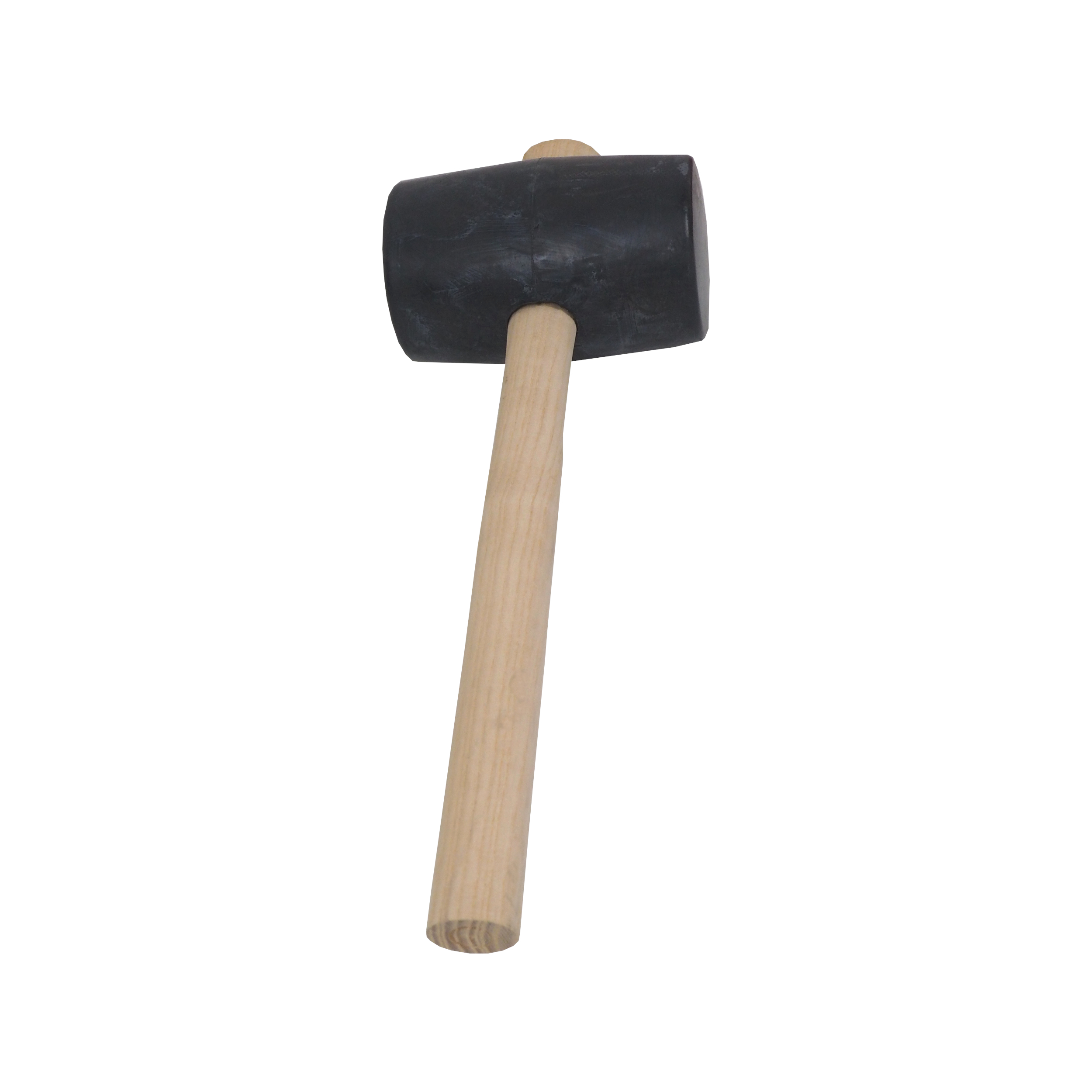 TOPTRADE gumová palice 55 mm, 510 g – černá, buková násada