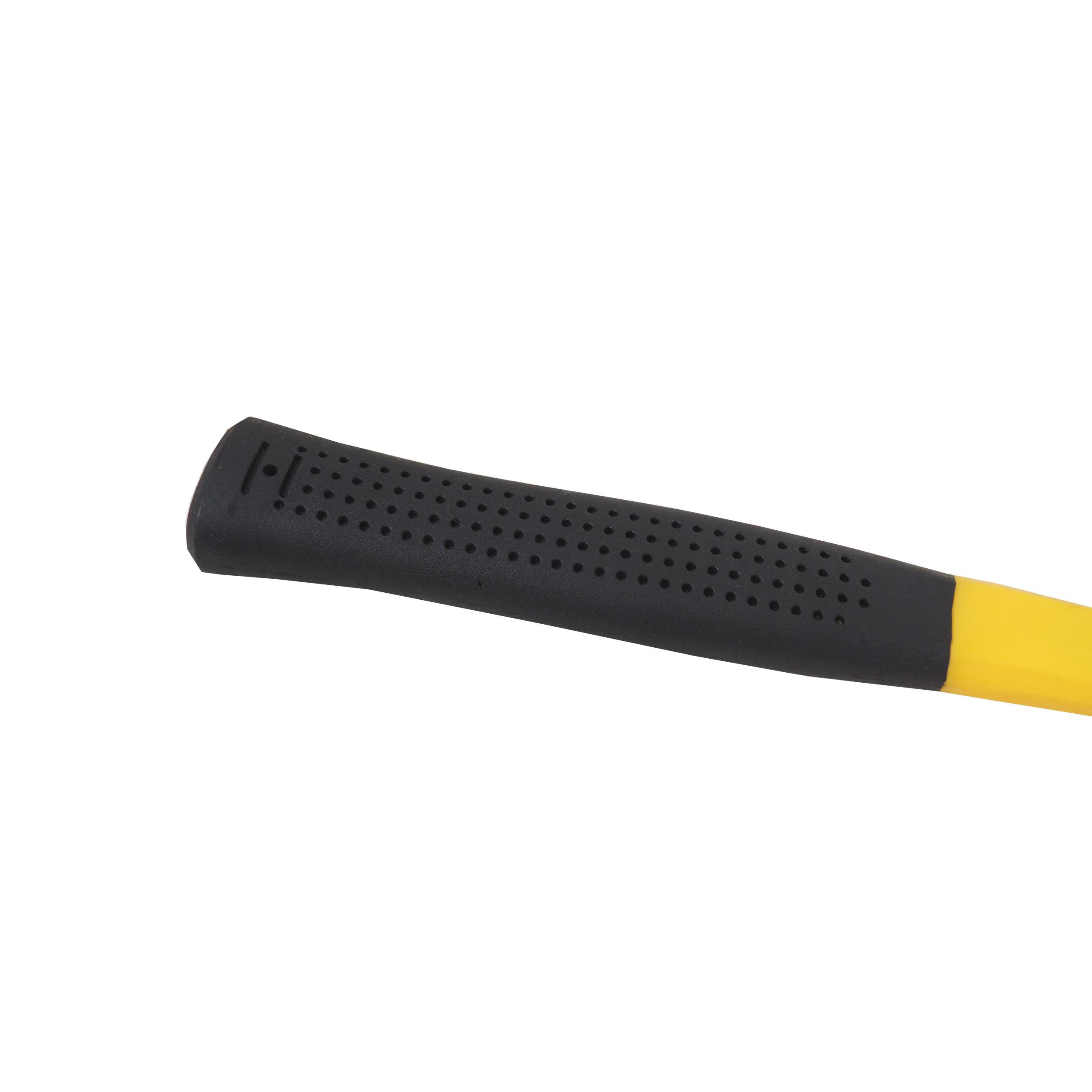 TOPTRADE gumová palice 680 g, Ø 65 mm, sklolaminátová násada, černá/bílá