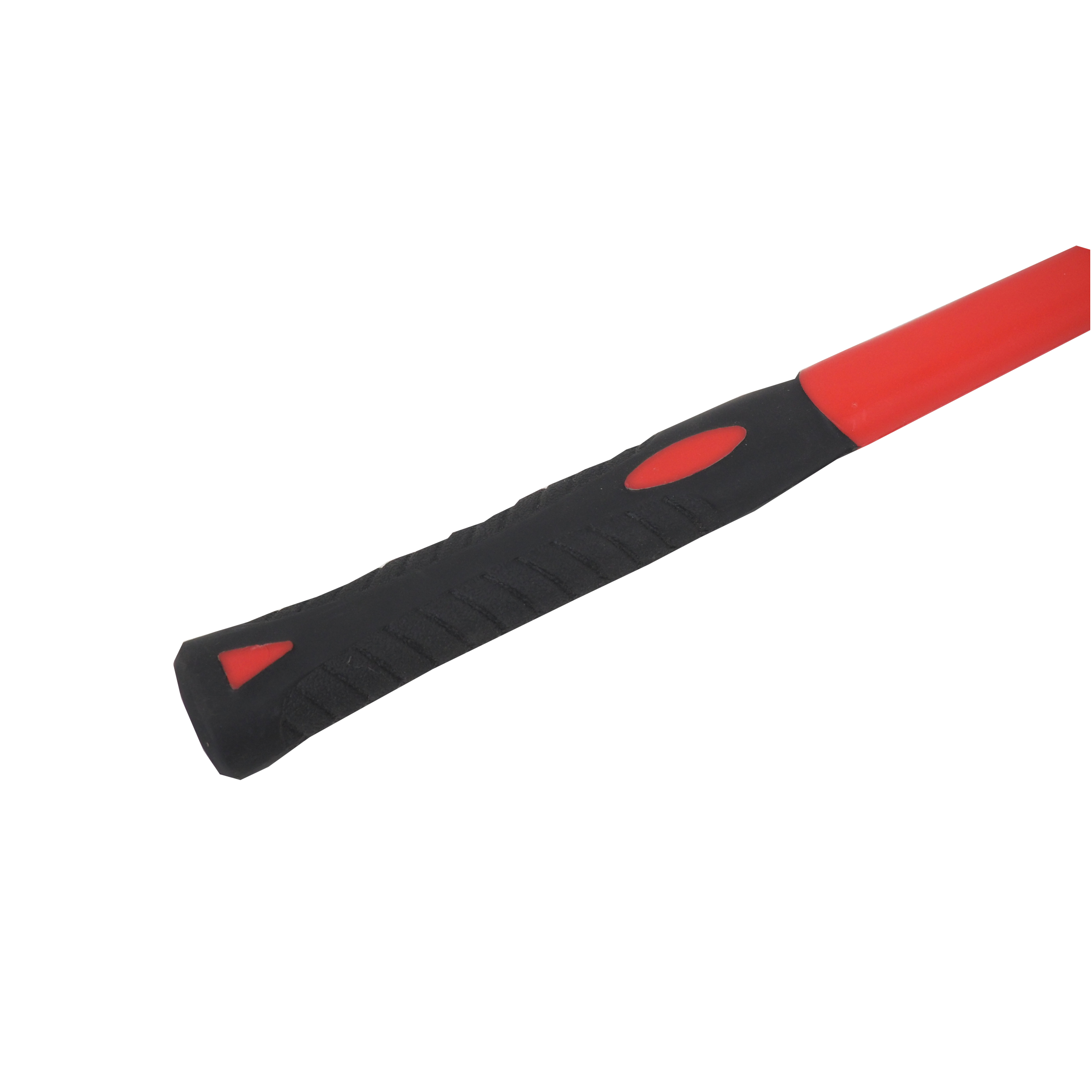 TOPTRADE palice gumová, černá, sklolaminátová násada, Ø70 mm / 900 g