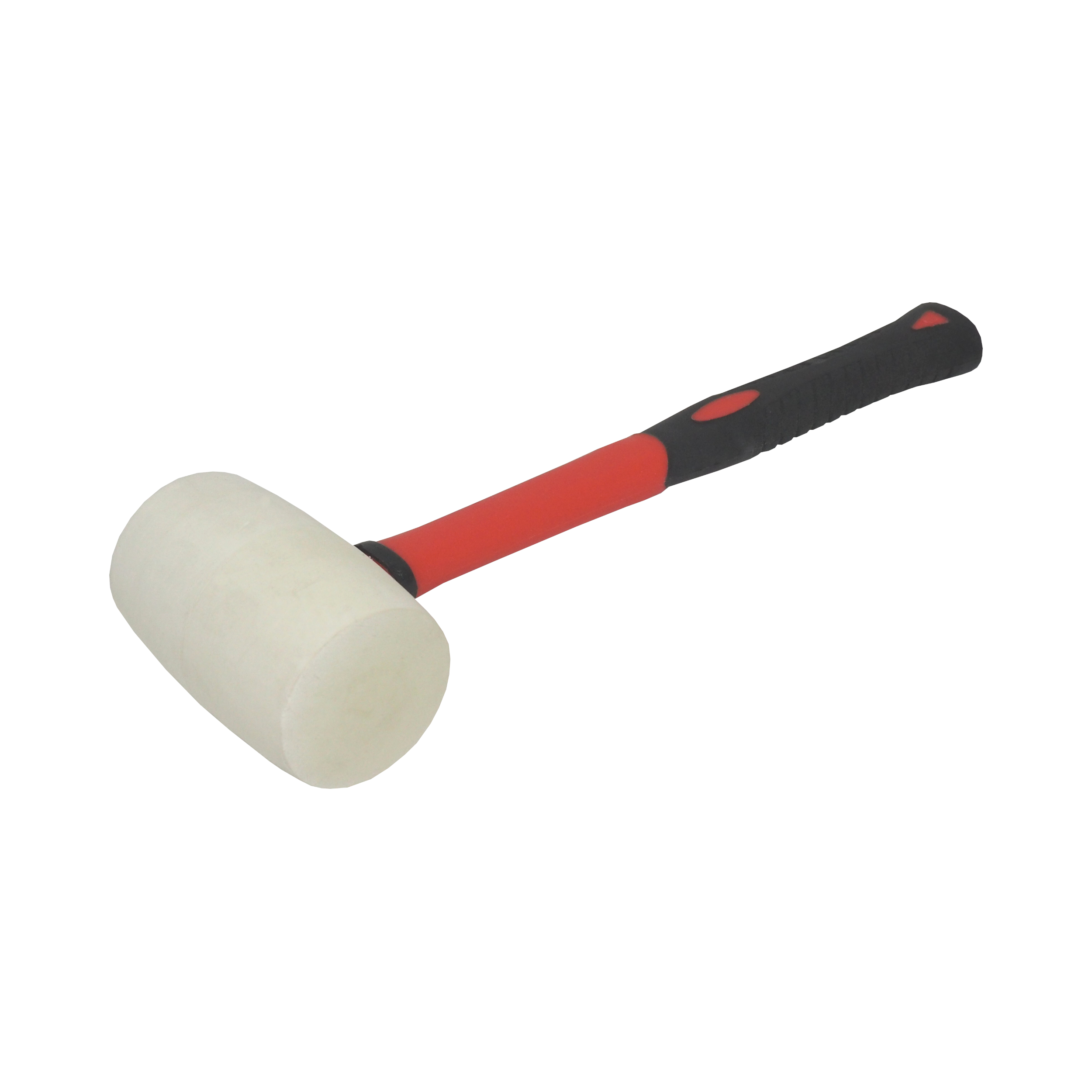 TOPTRADE gumová palice bílá, Ø 50 mm, 500 g