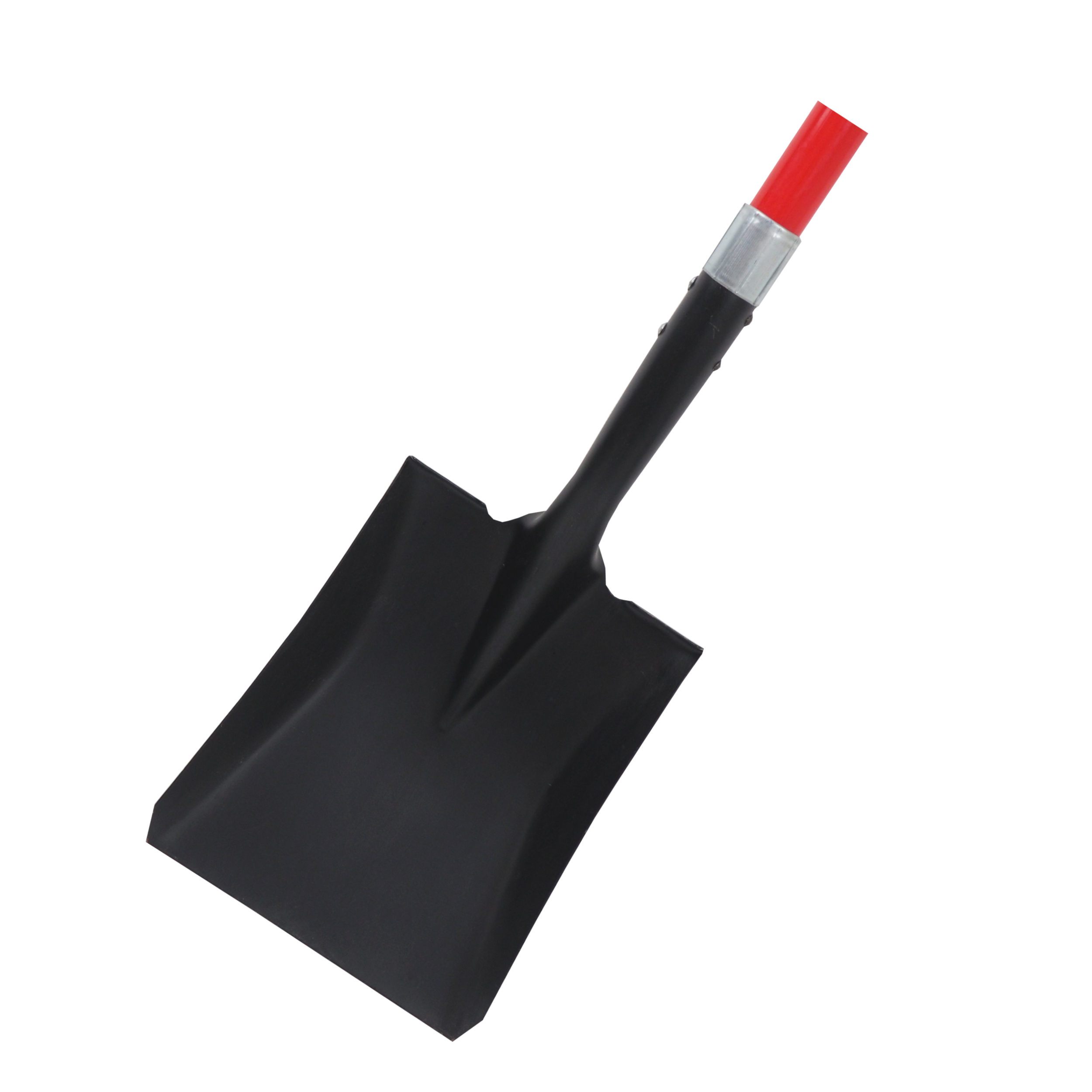 TOPTRADE lopata ocelová, černý lak, sklolaminátová násada