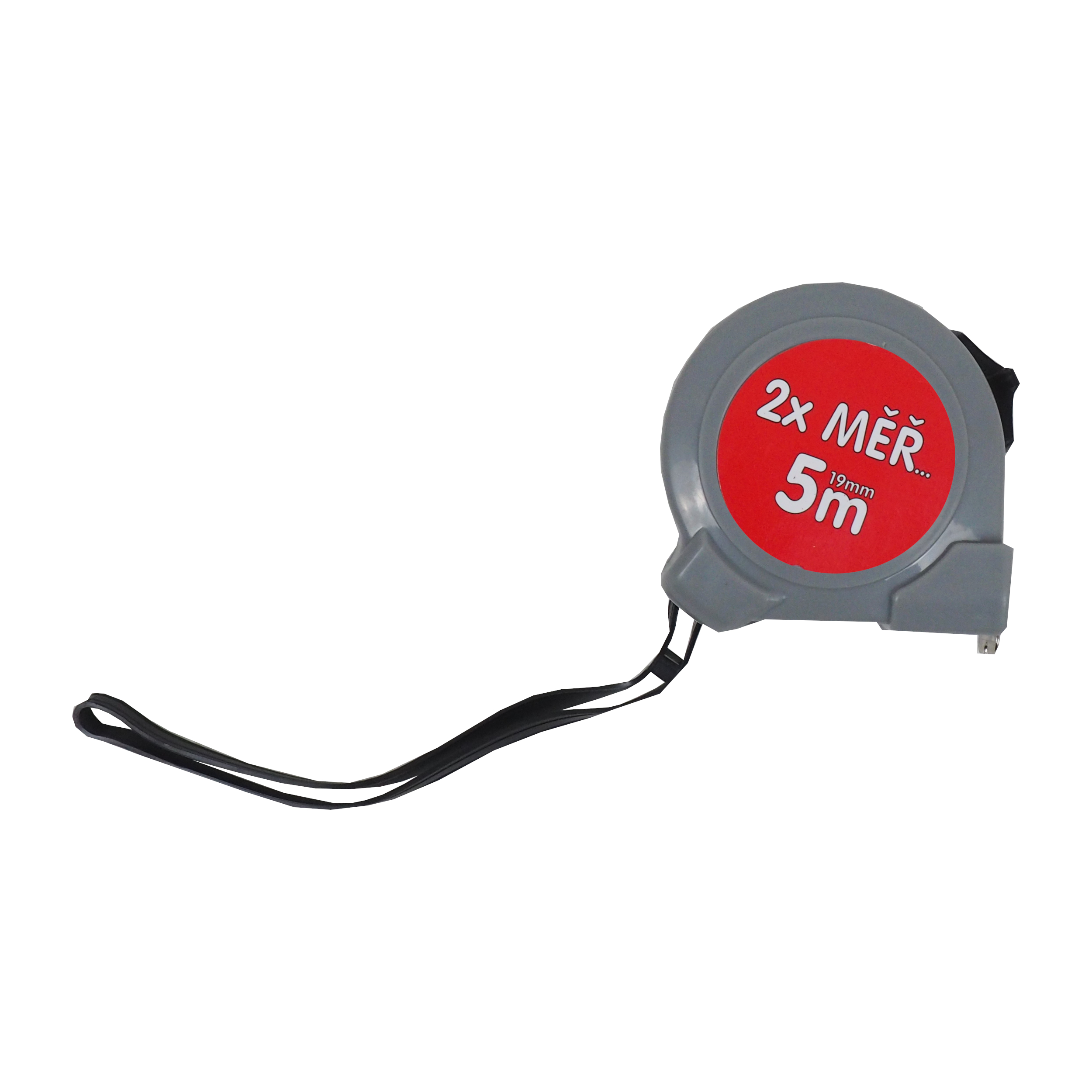 TOPTRADE svinovací metr 5 m × 19 mm, jednobrzdový