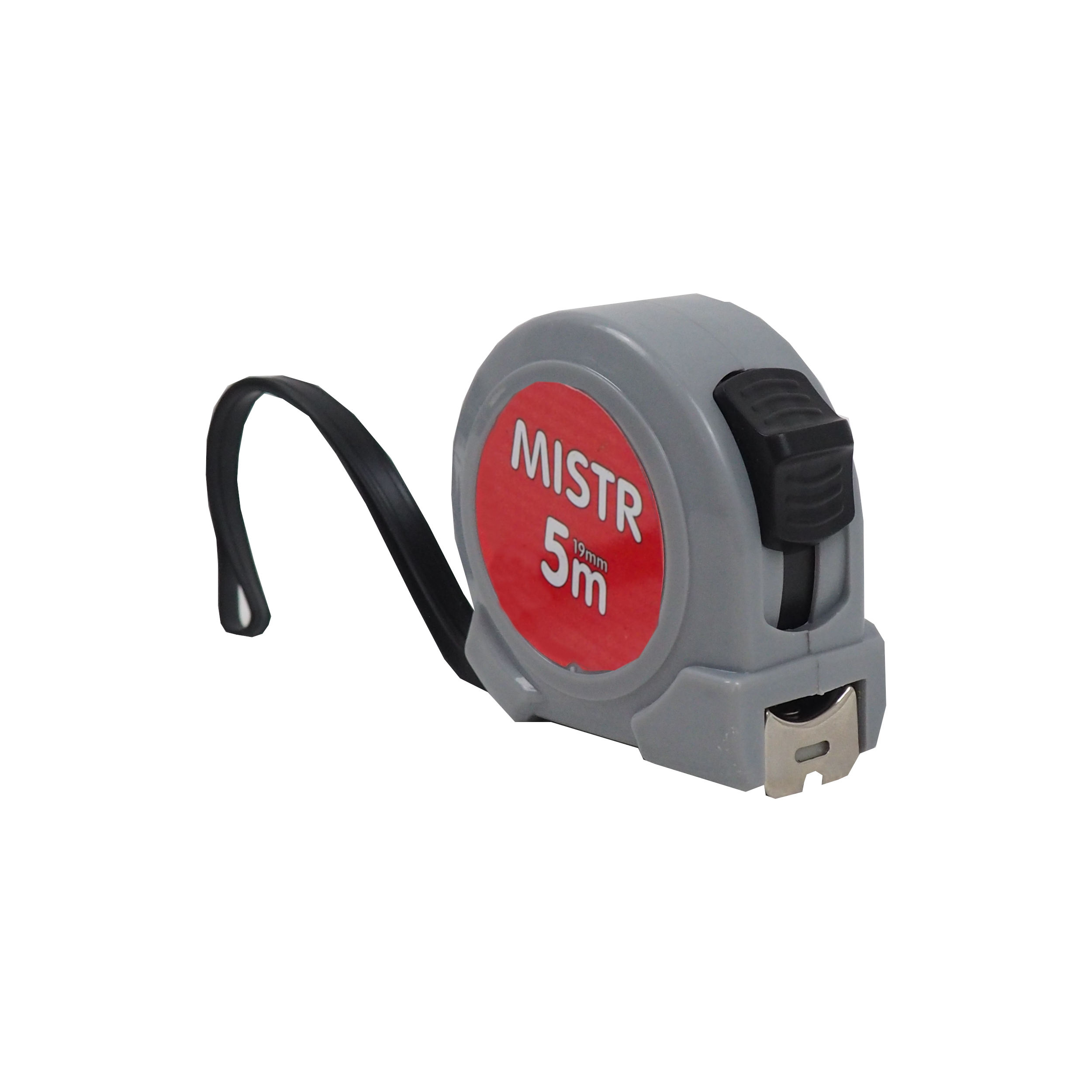 TOPTRADE metr svinovací „MISTR“, jednobrzdový, 19 mm × 5 m