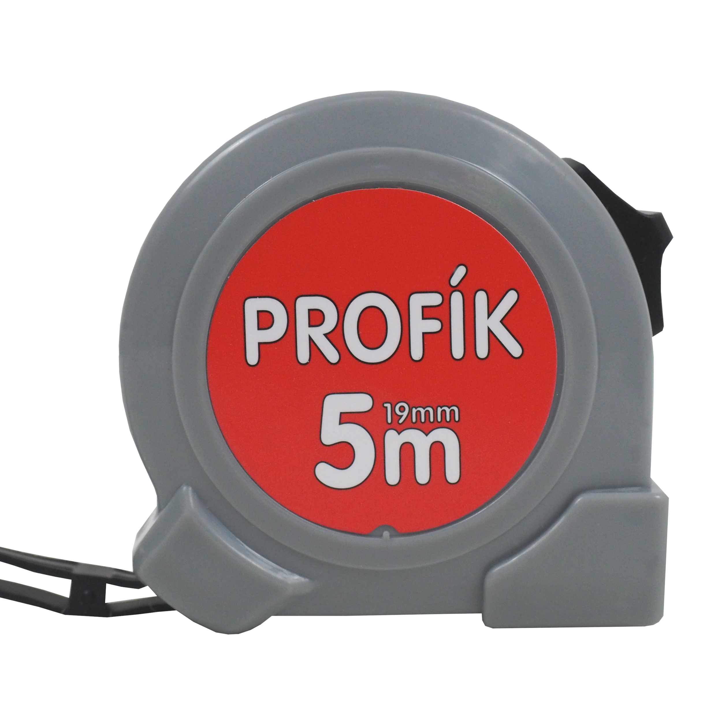 TOPTRADE svinovací metr PROFÍK, jednobrzdový, 5 m × 19 mm