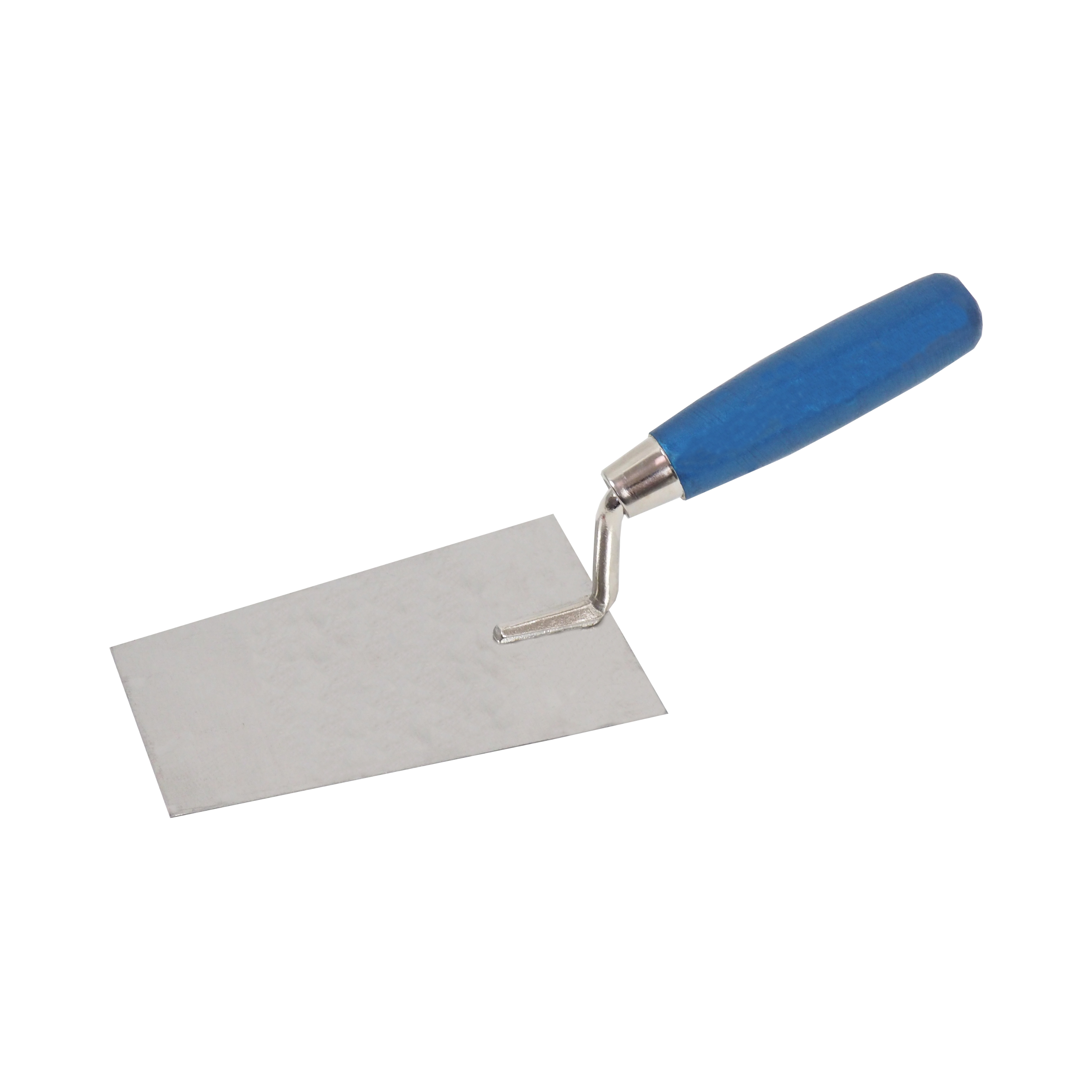 TOPTRADE zednická lžíce 140 × 82 mm, nerez, dřevěná rukojeť