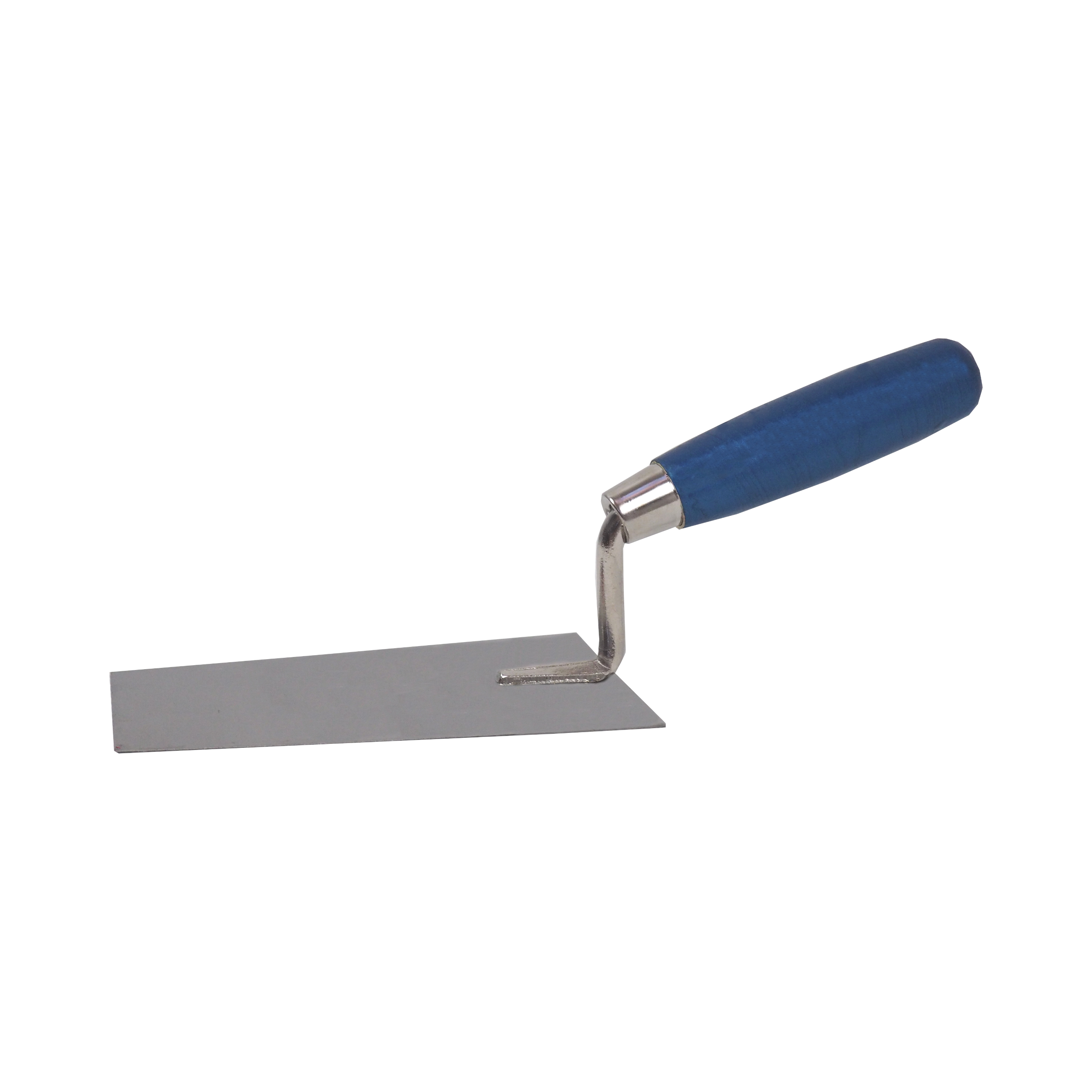 TOPTRADE zednická lžíce 140 × 82 mm, nerez, dřevěná rukojeť