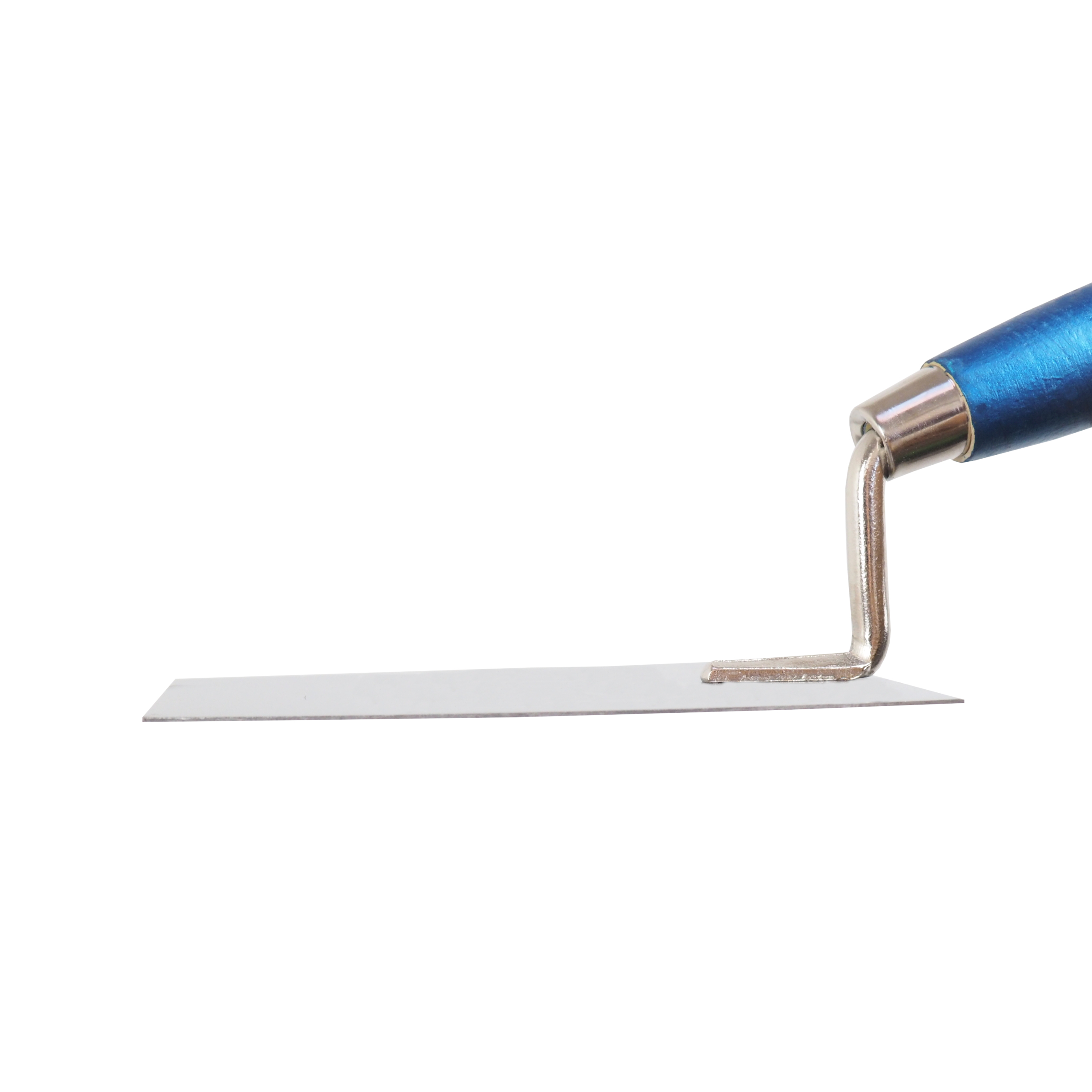 TOPTRADE zednická lžíce 140 × 82 mm, nerez, dřevěná rukojeť