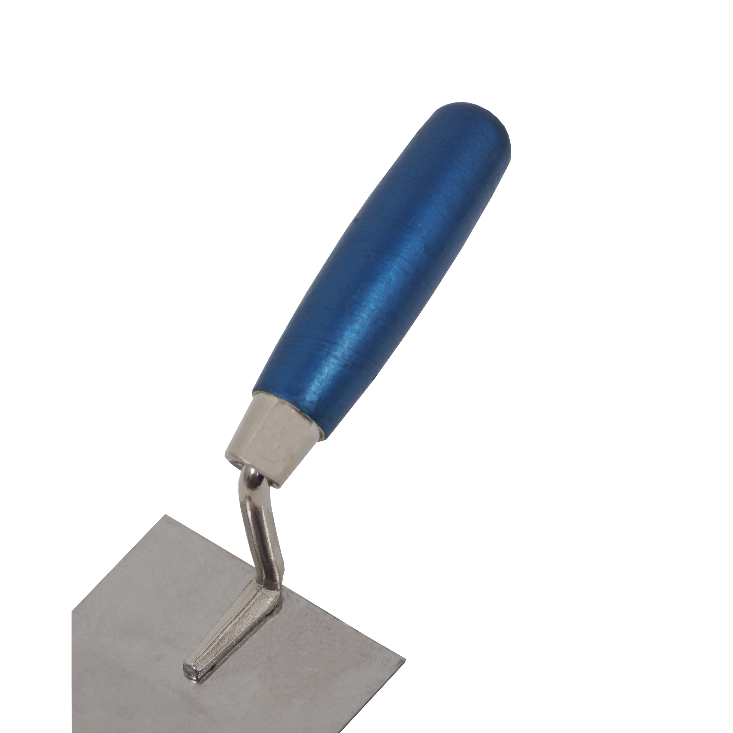 TOPTRADE zednická lžíce 140 × 82 mm, nerez, dřevěná rukojeť