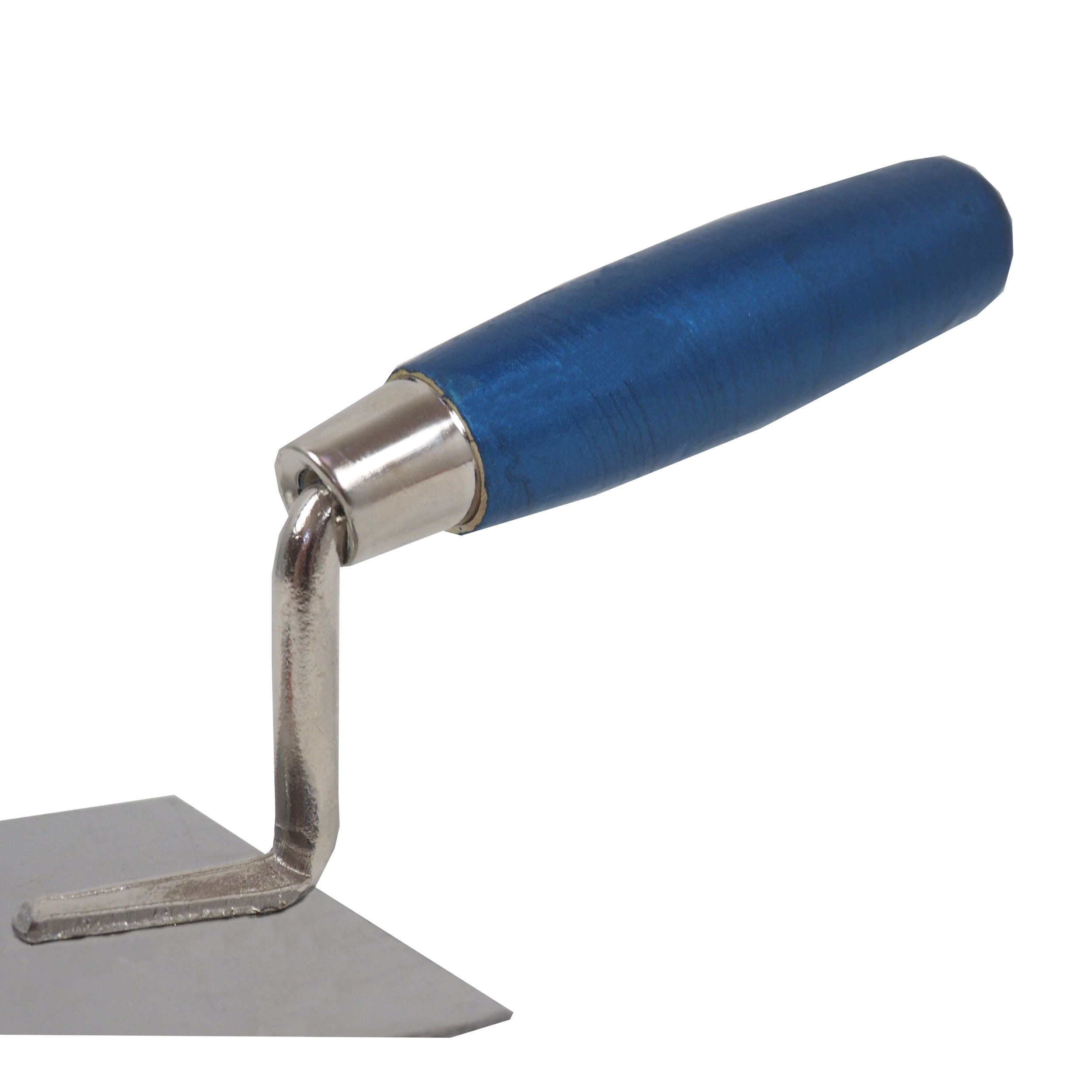 TOPTRADE zednická lžíce 140 × 82 mm, nerez, dřevěná rukojeť