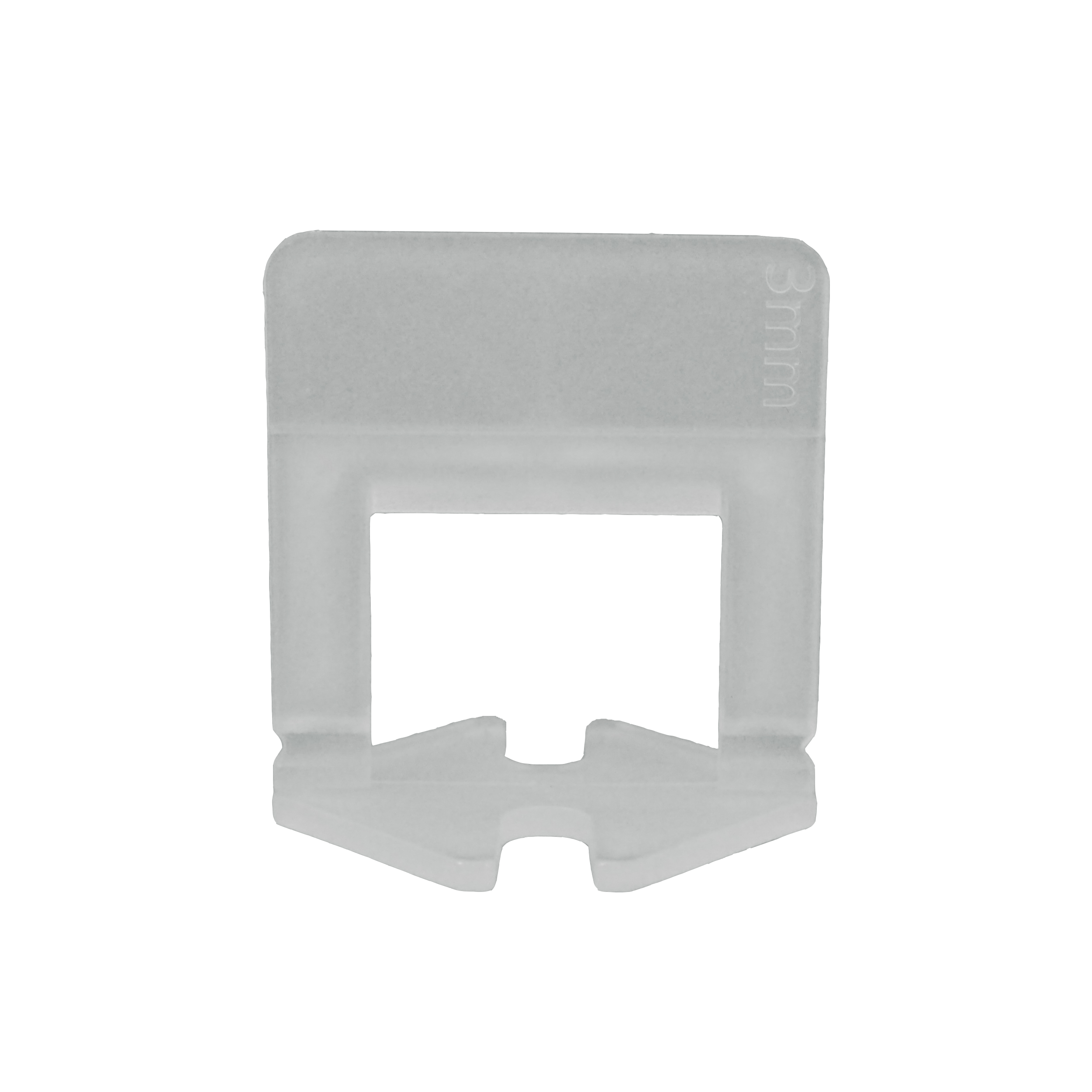 TOPTRADE spona vyrovnávací, záchytná, tl. 3 mm, vyrovnávací výška 3 - 12 mm / 100 ks