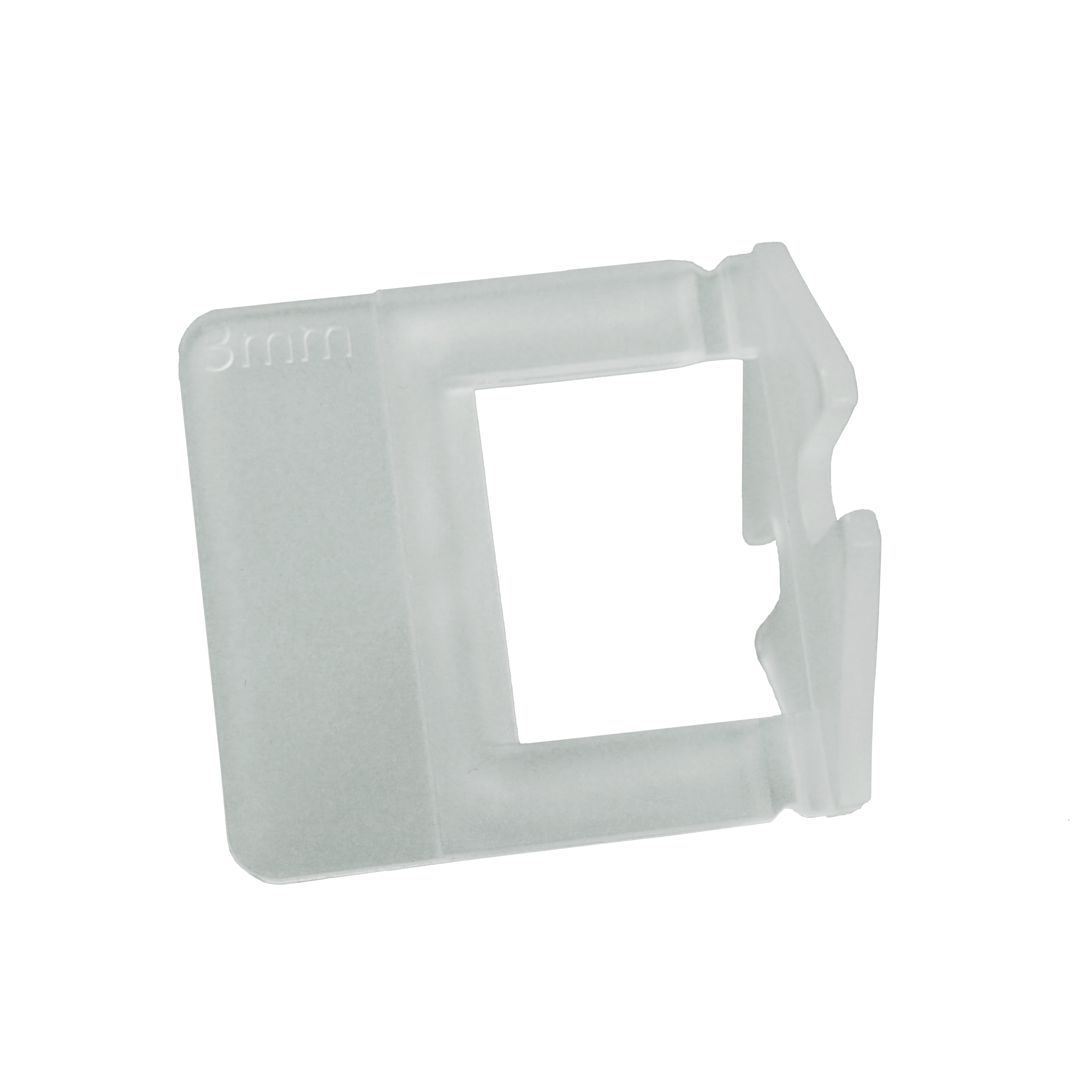 TOPTRADE spona vyrovnávací, záchytná, tl. 3 mm, vyrovnávací výška 3 - 12 mm / 100 ks