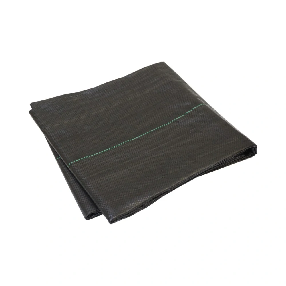 TOPTRADE fólie zahradní tkaná, mulčovací PP 2 × 5 m, 70 g/m²