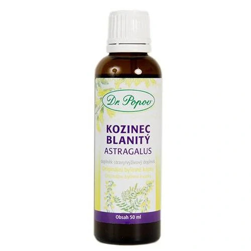 Kozinec blanitý, originální bylinné kapky, 50 ml Dr. Popov