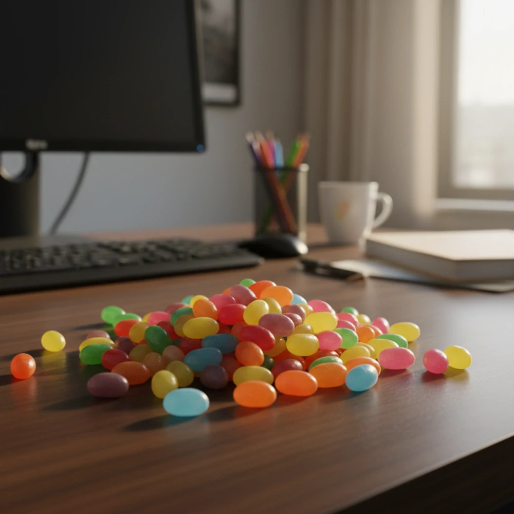 Pedro želé fazolky 500 g – jelly beans bez palmového oleje