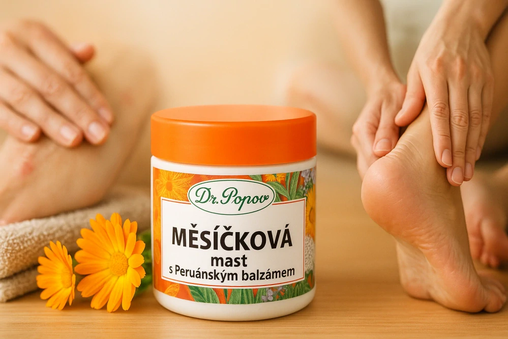 Měsíčková mast s peruánským balzámem, 50 ml Dr. Popov