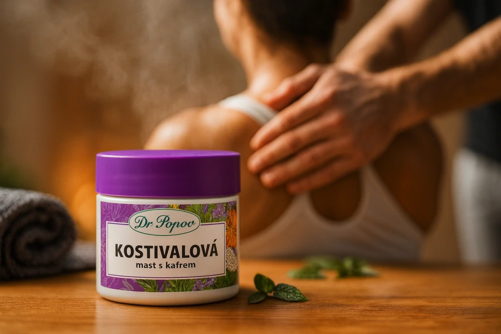Kostivalová mast s kafrem, 50 ml Dr. Popov