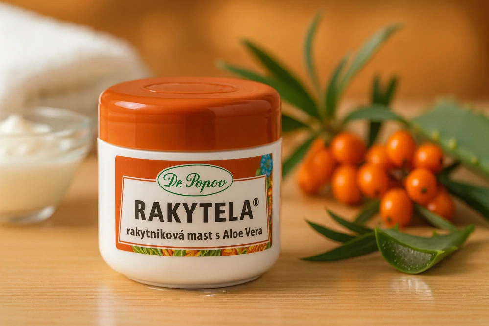 Rakytníková mast s Aloe Vera - Rakytela, 50 ml Dr. Popov