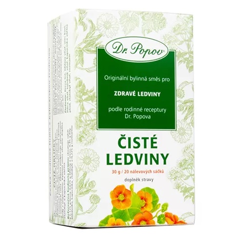 Levně Čisté ledviny – porcovaná bylinná směs, 30 g (Doplněk stravy. 20 nálevových sáčků pro podporu normální činnosti ledvin a močových cest.)