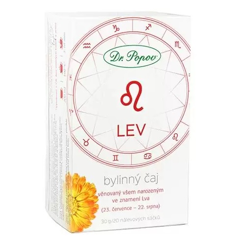 Bylinný čaj LEV, 30 g Dr. Popov