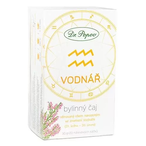 Bylinný čaj VODNÁŘ, 30 g Dr. Popov