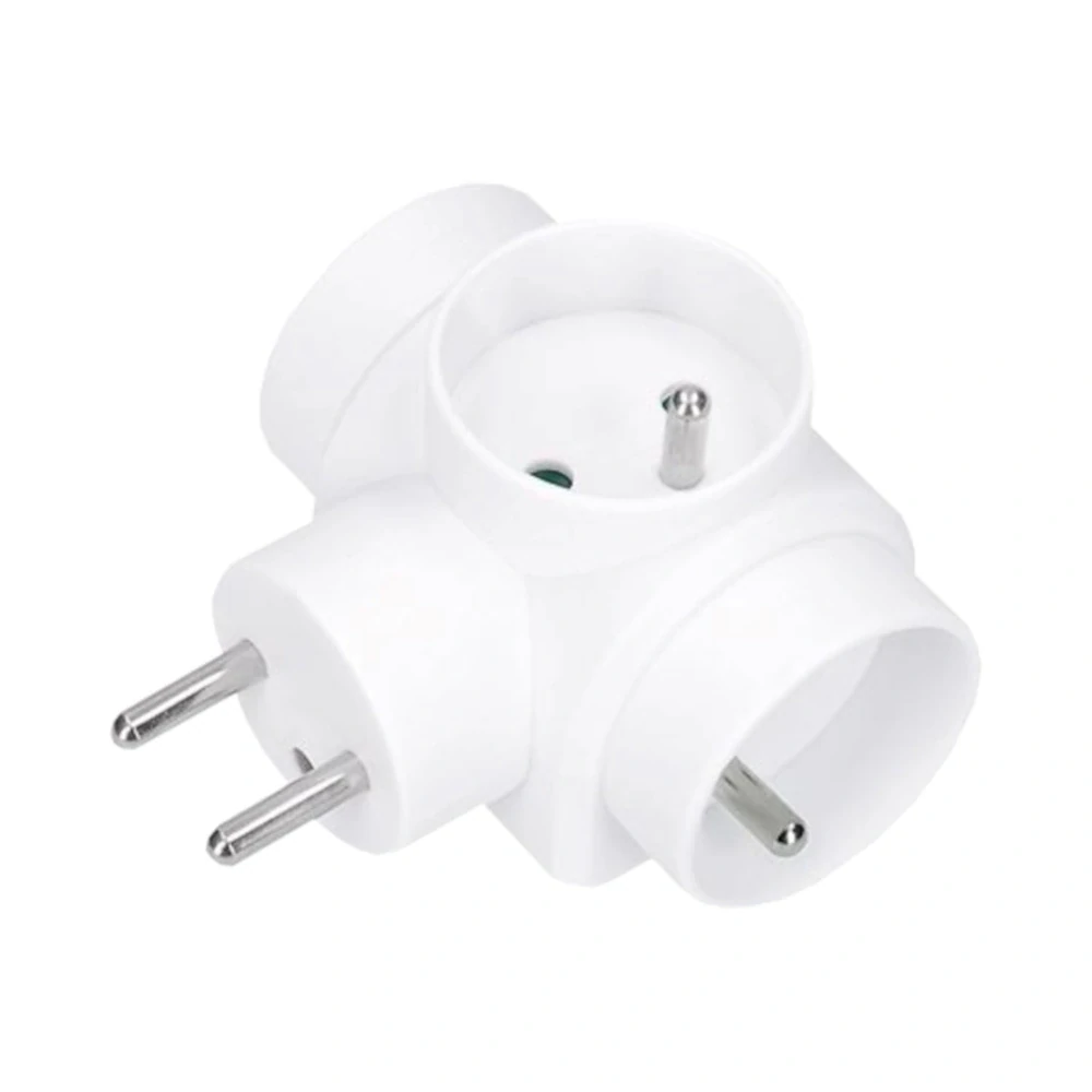 Rozbočovací zásuvka 3×, 250 V / 10 A, bílá (IP20)