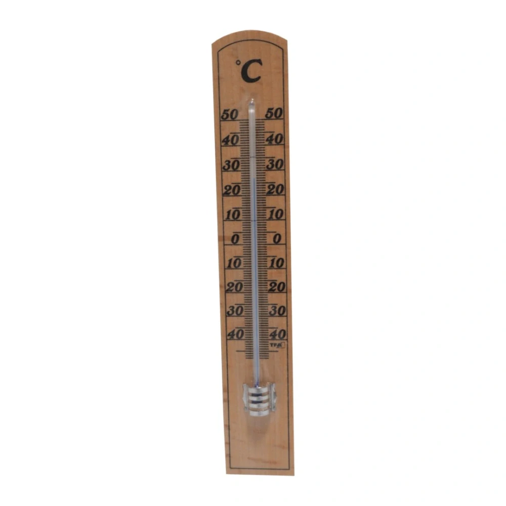 Teploměr pokojový dřevěný 210 mm