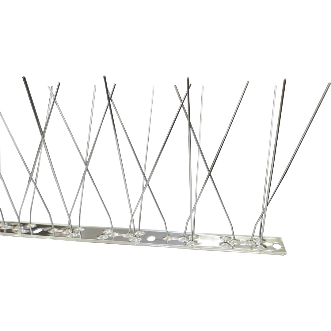 TOPTRADE zábrana proti ptákům, nerez, 48 hrotů, 50 cm