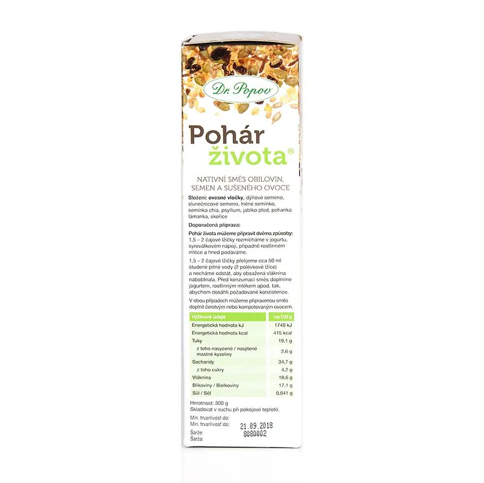 Pohár života Dr. Popov, 300 g Dr. Popov