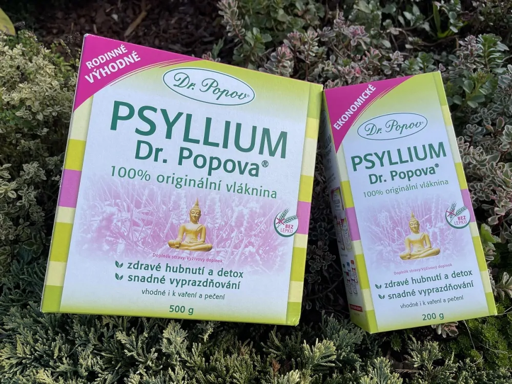 Vláknina Psyllium, 500 g Dr. Popov