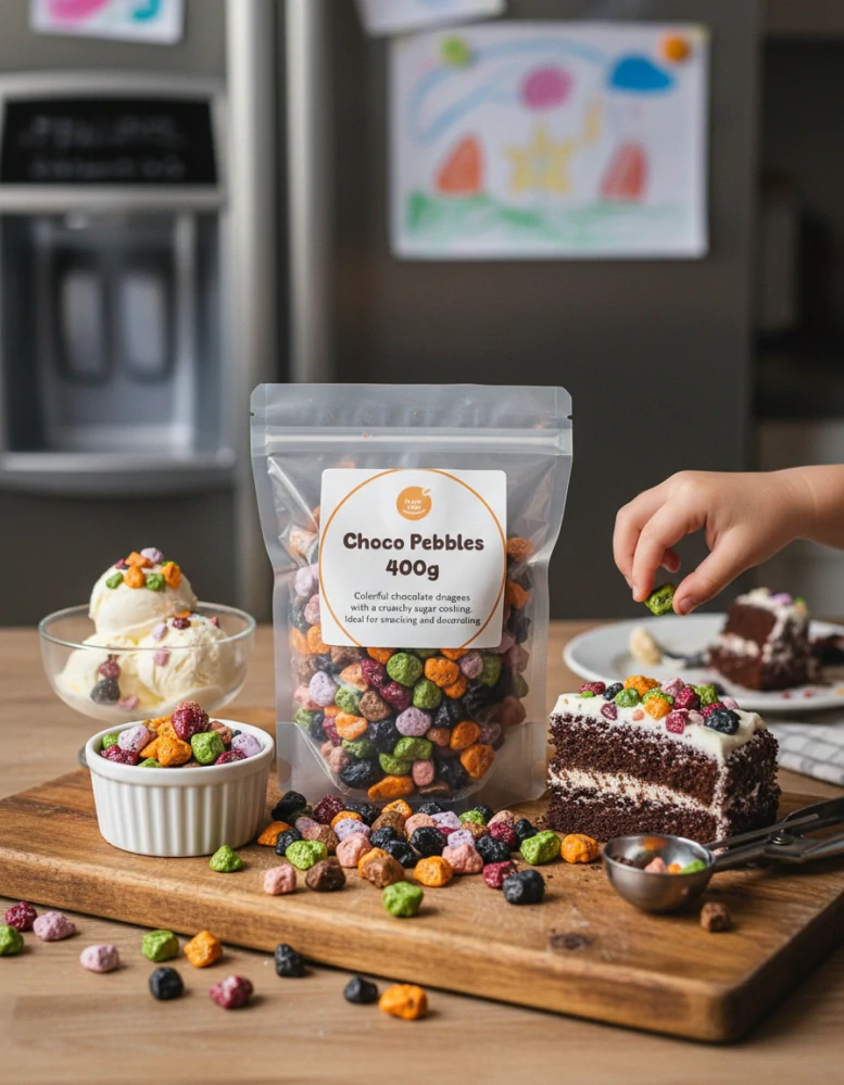 Čoko kamínky – barevné čokoládové dražé 400 g